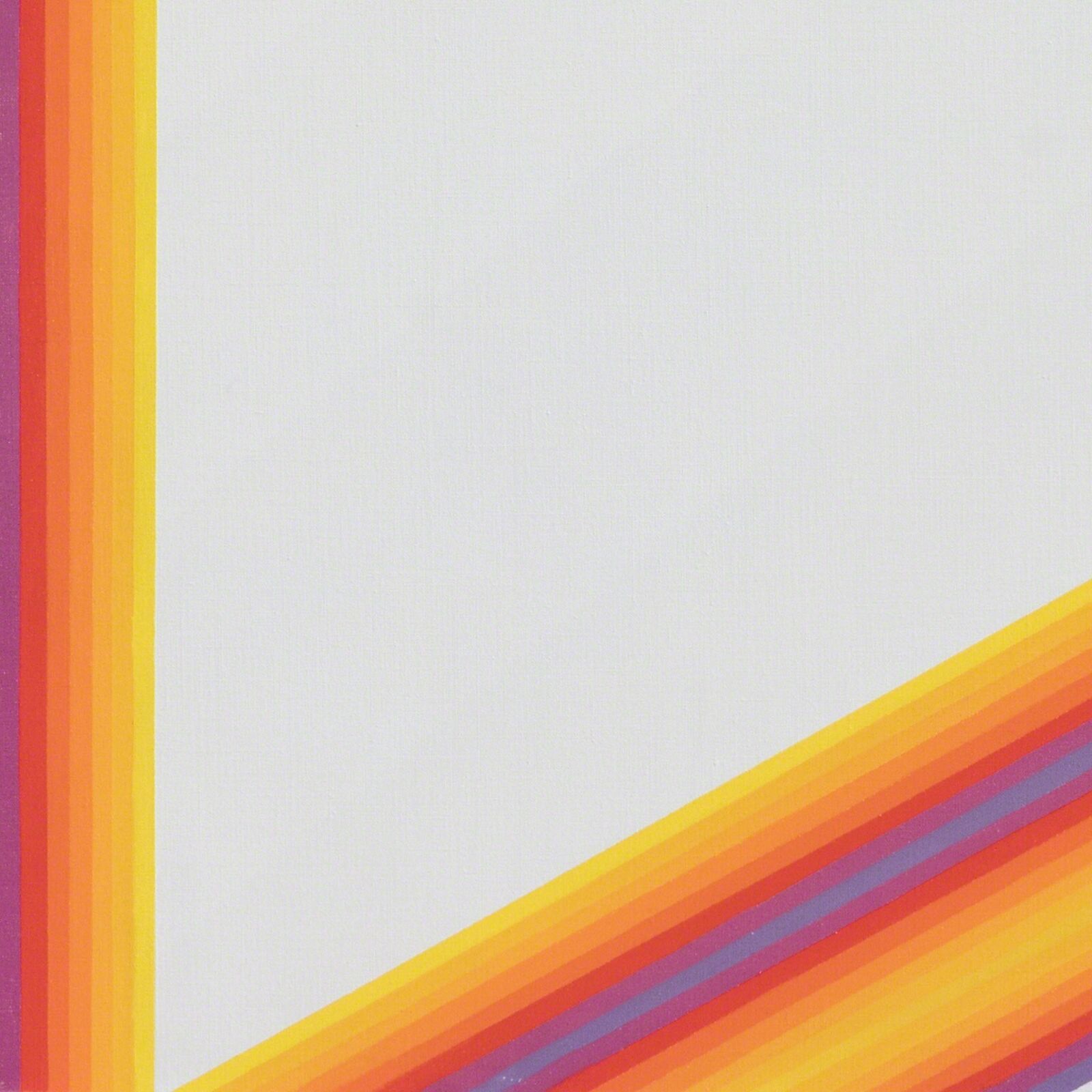 Artwork by Martin Canin, Untitled - Yellow, Orange, Purple, Made of Oil on Canvas 