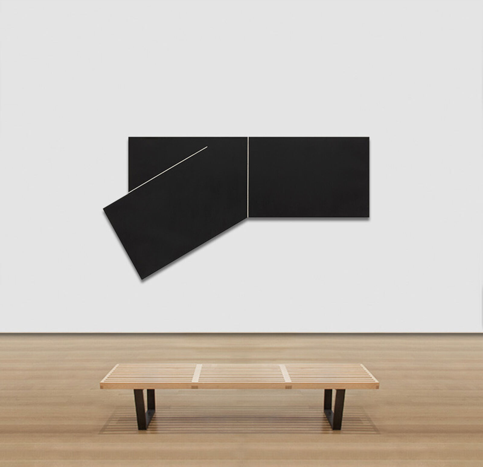 Artwork by Martin Canin, Black Begins, Made of Oil on Canvas 