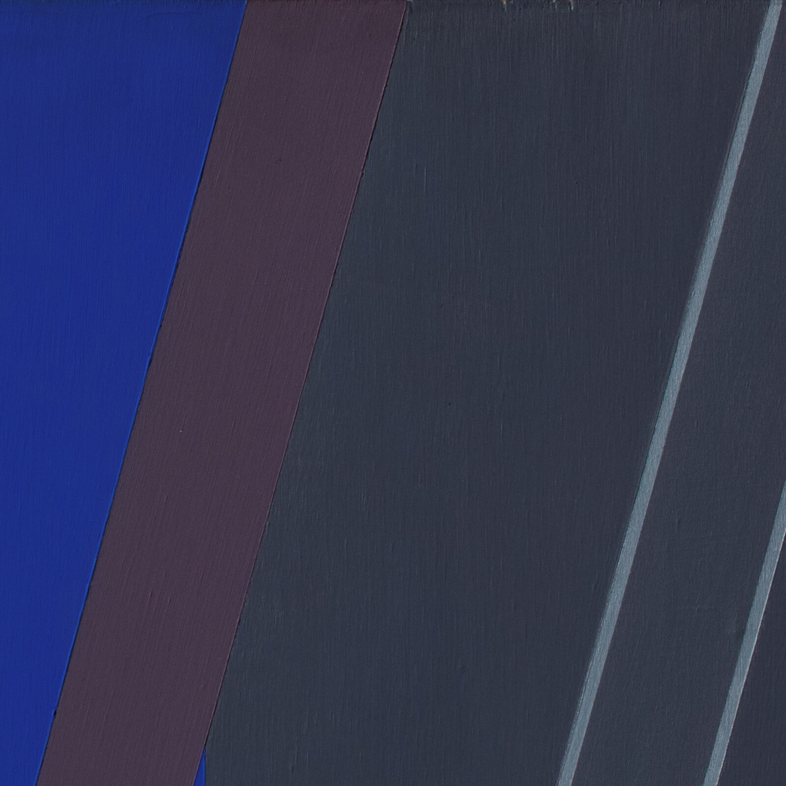 Artwork by Martin Canin, Untitled - Blue and Gray, Made of Oil on Canvas 