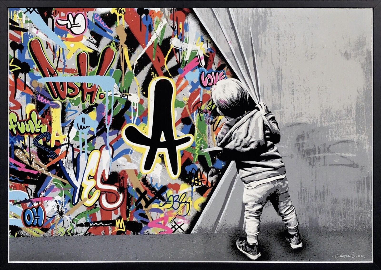 BEYOND THE WALL by Martin Whatson, 2021