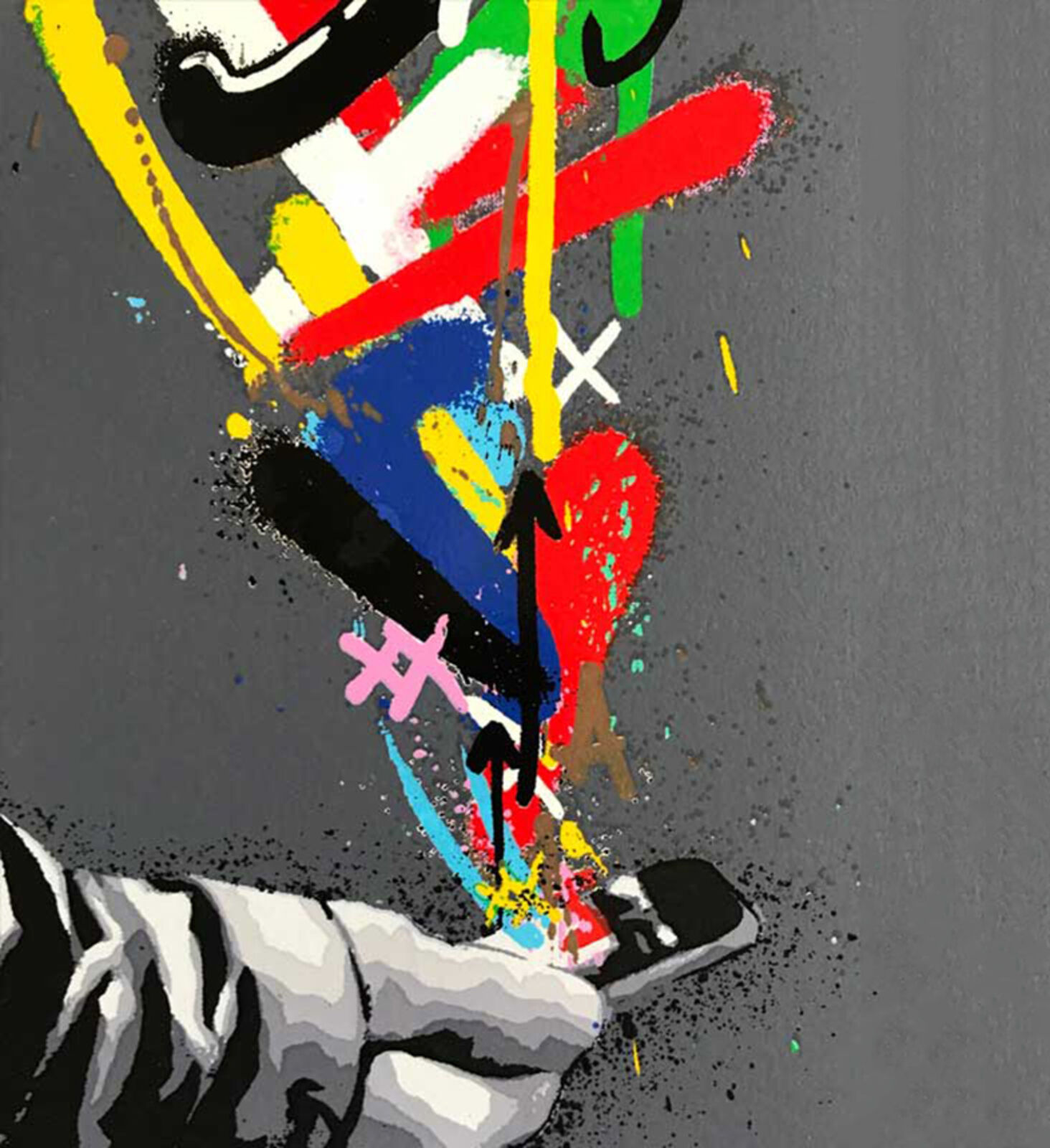 Artwork by Martin Whatson, CONNECTION, Made of Screenprint 
