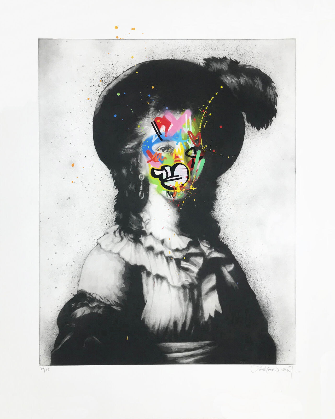 Artwork by Martin Whatson, FEATHER, Made of Etching 