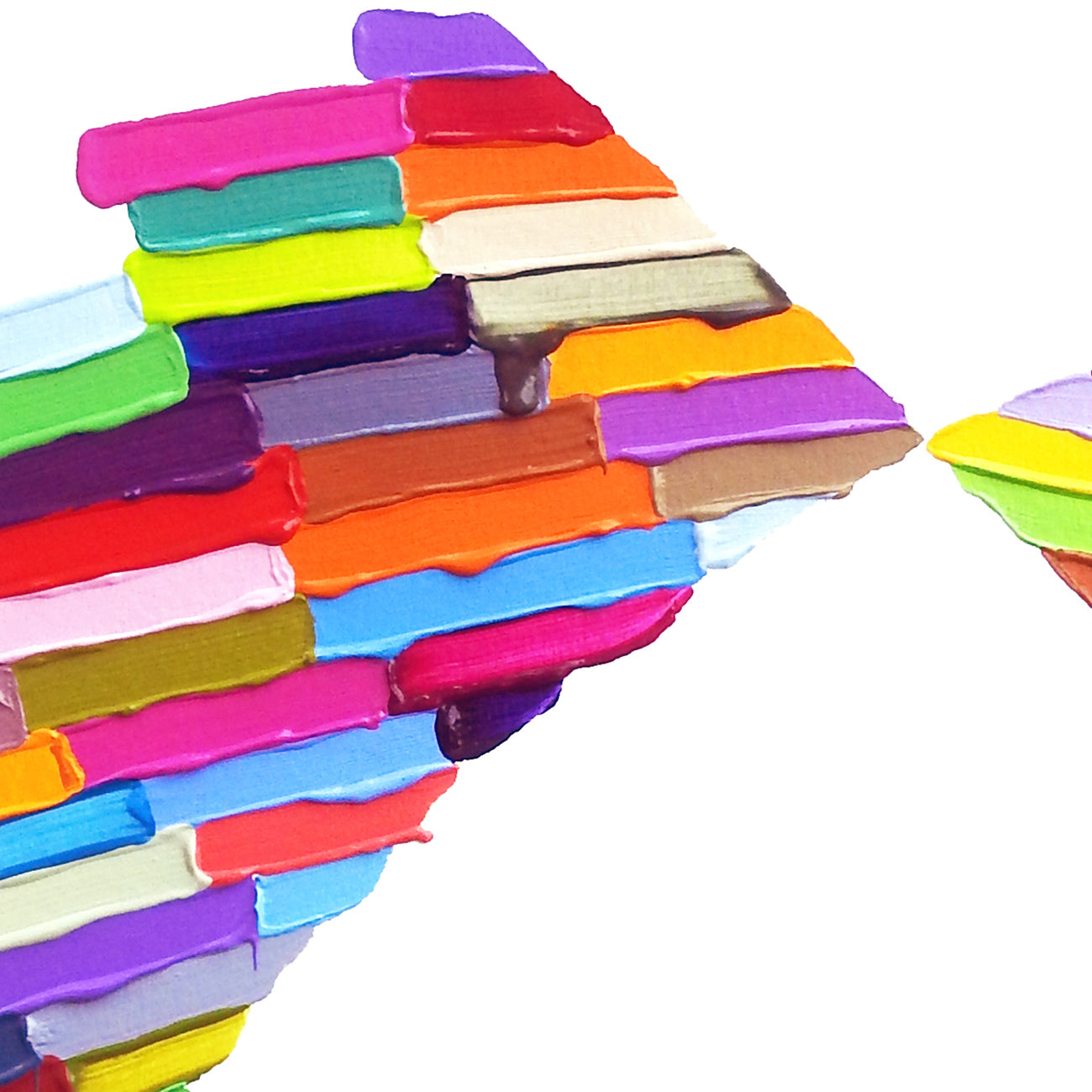 Artwork by Martina Nehrling, Flying Buttress 3, Made of Acrylic on Montval paper 