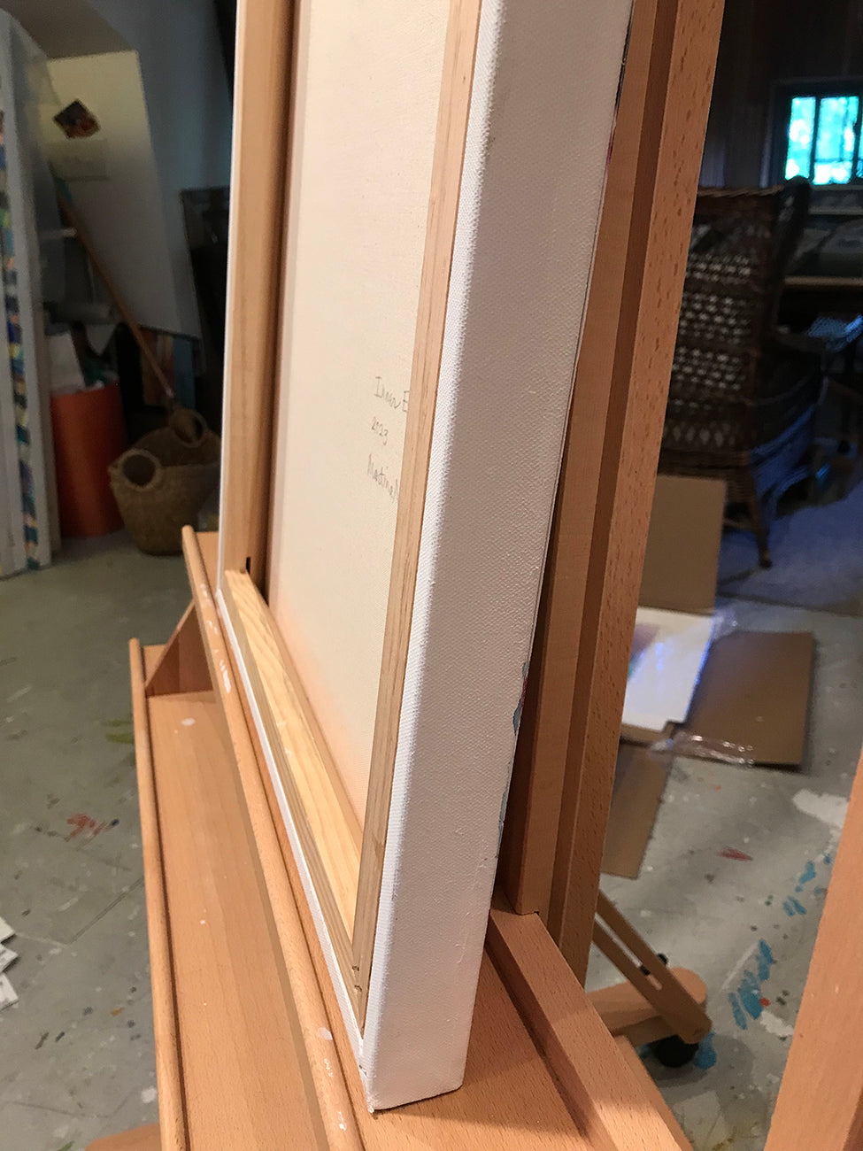 Artwork by Martina Nehrling, Inner Eye, Made of Acrylic on Paper Mounted on Canvas 