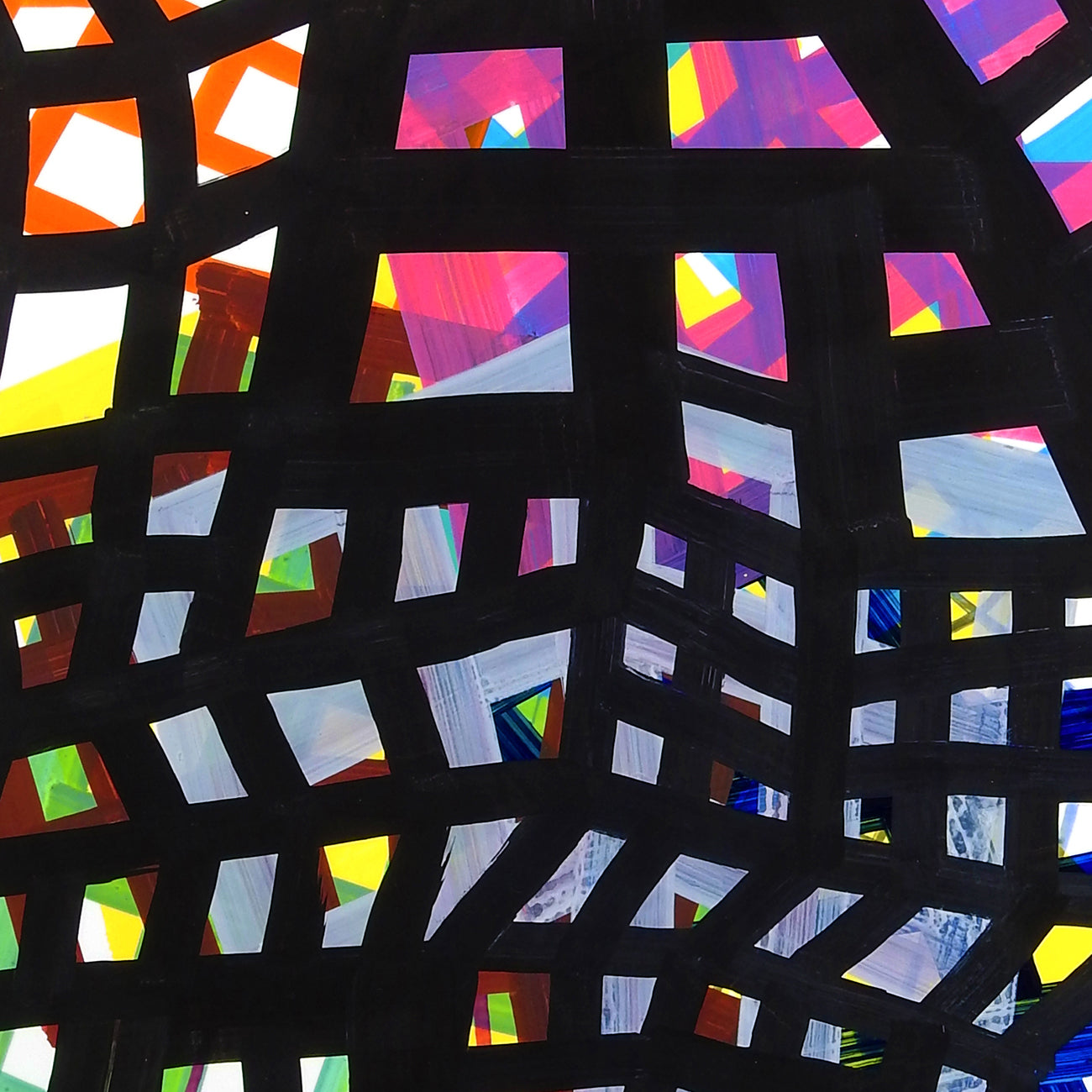 A picture of a piece of art that is made out of paper.