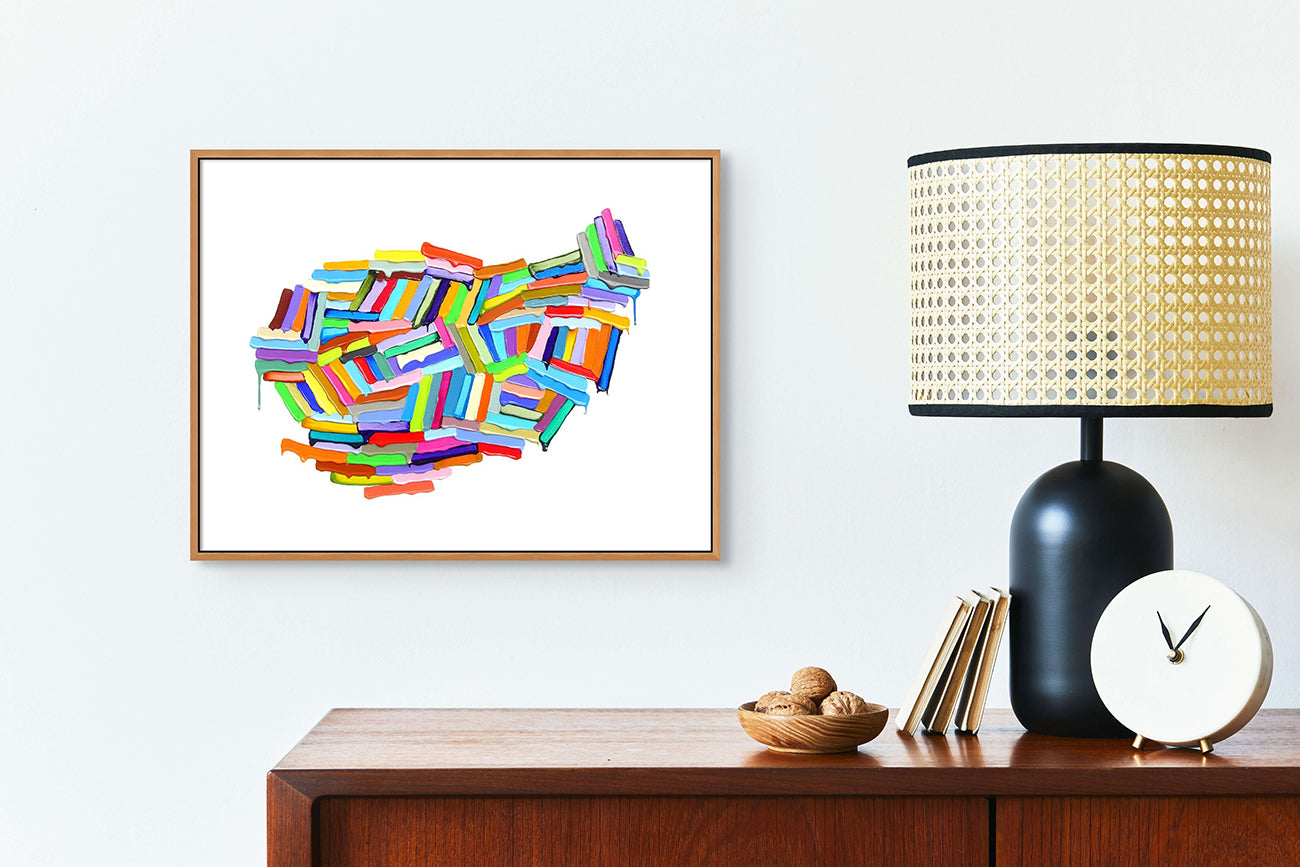 Artwork by Martina Nehrling, Seed, Made of Acrylic on Montval paper 