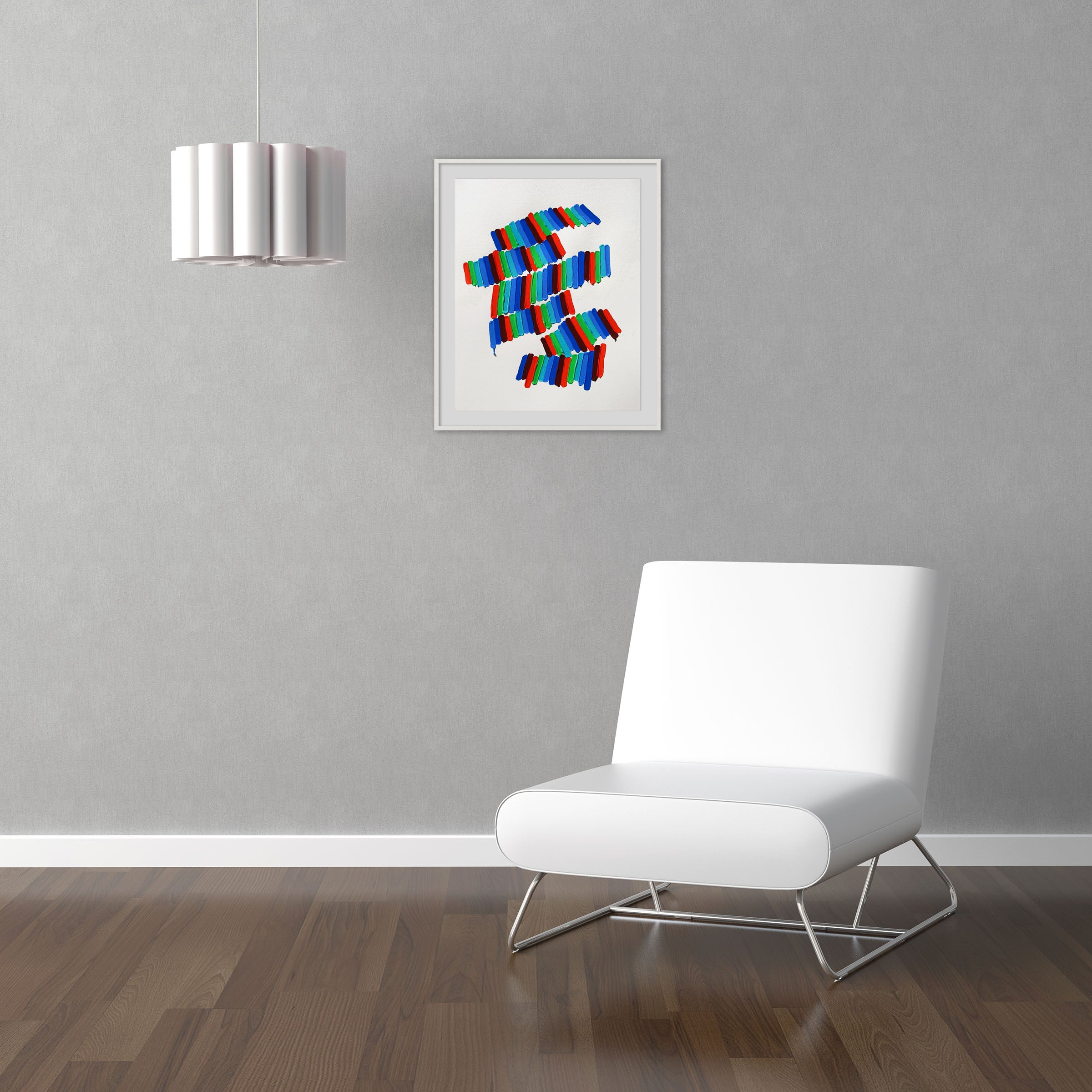 Artwork by Martina Nehrling, Unfurling, Made of Acrylic on Montval paper 