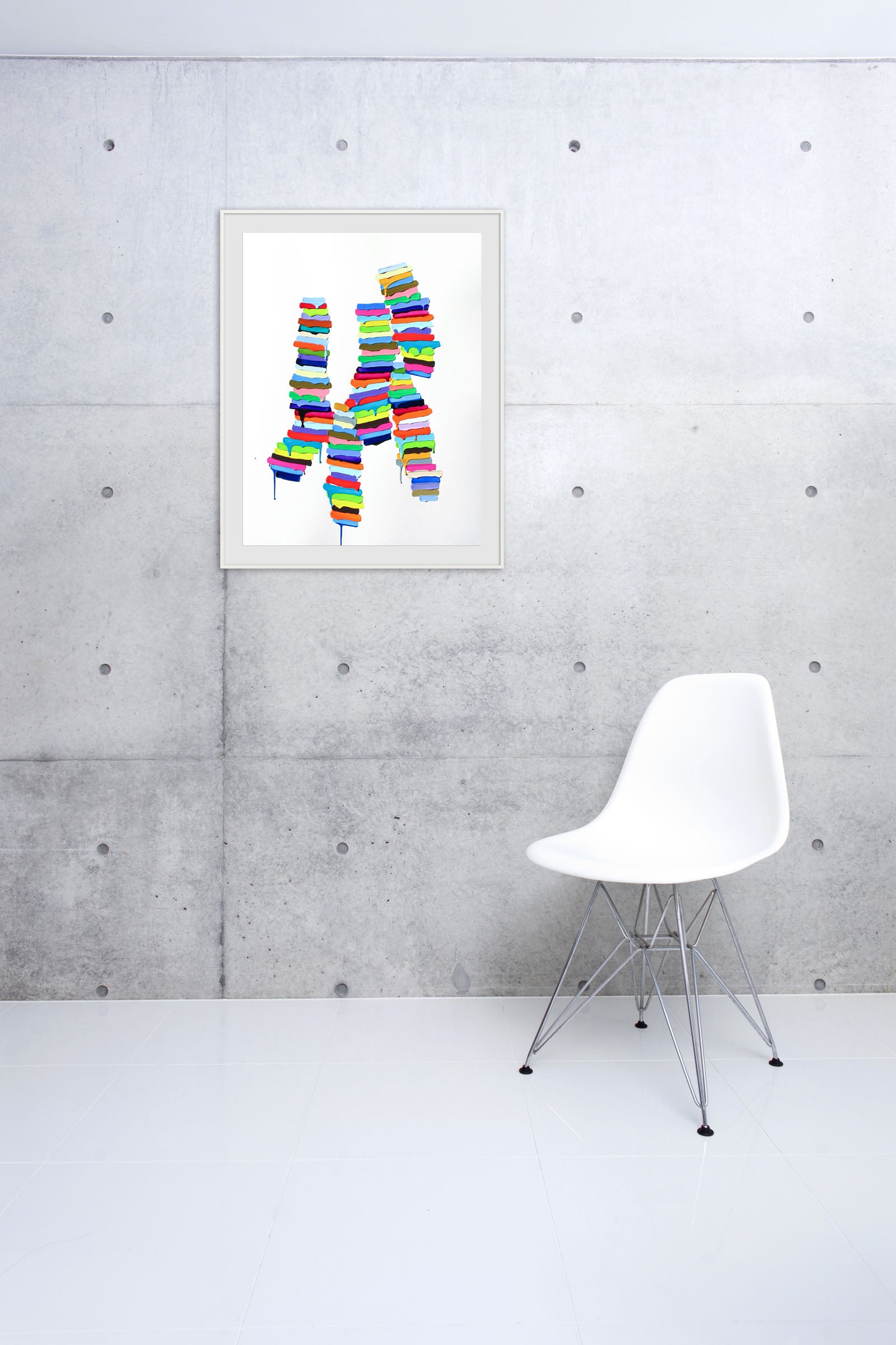 Artwork by Martina Nehrling, Weeds, Made of Acrylic on Montval paper 