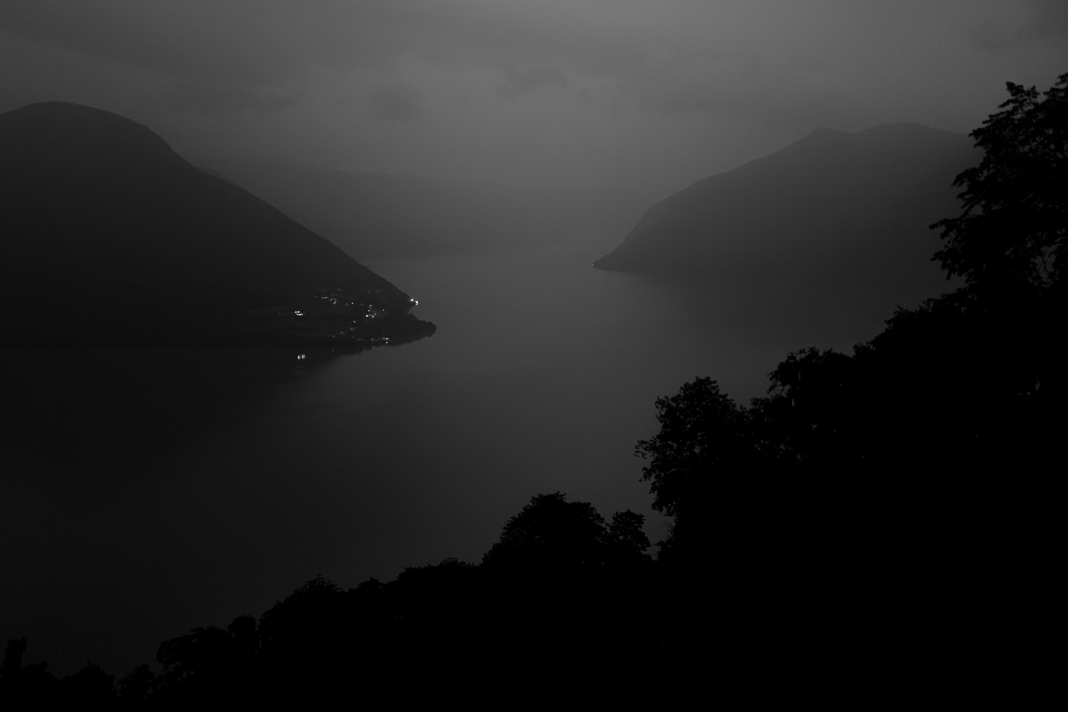 Last Glow over the Fjord by Mathieu Chaze, 2023