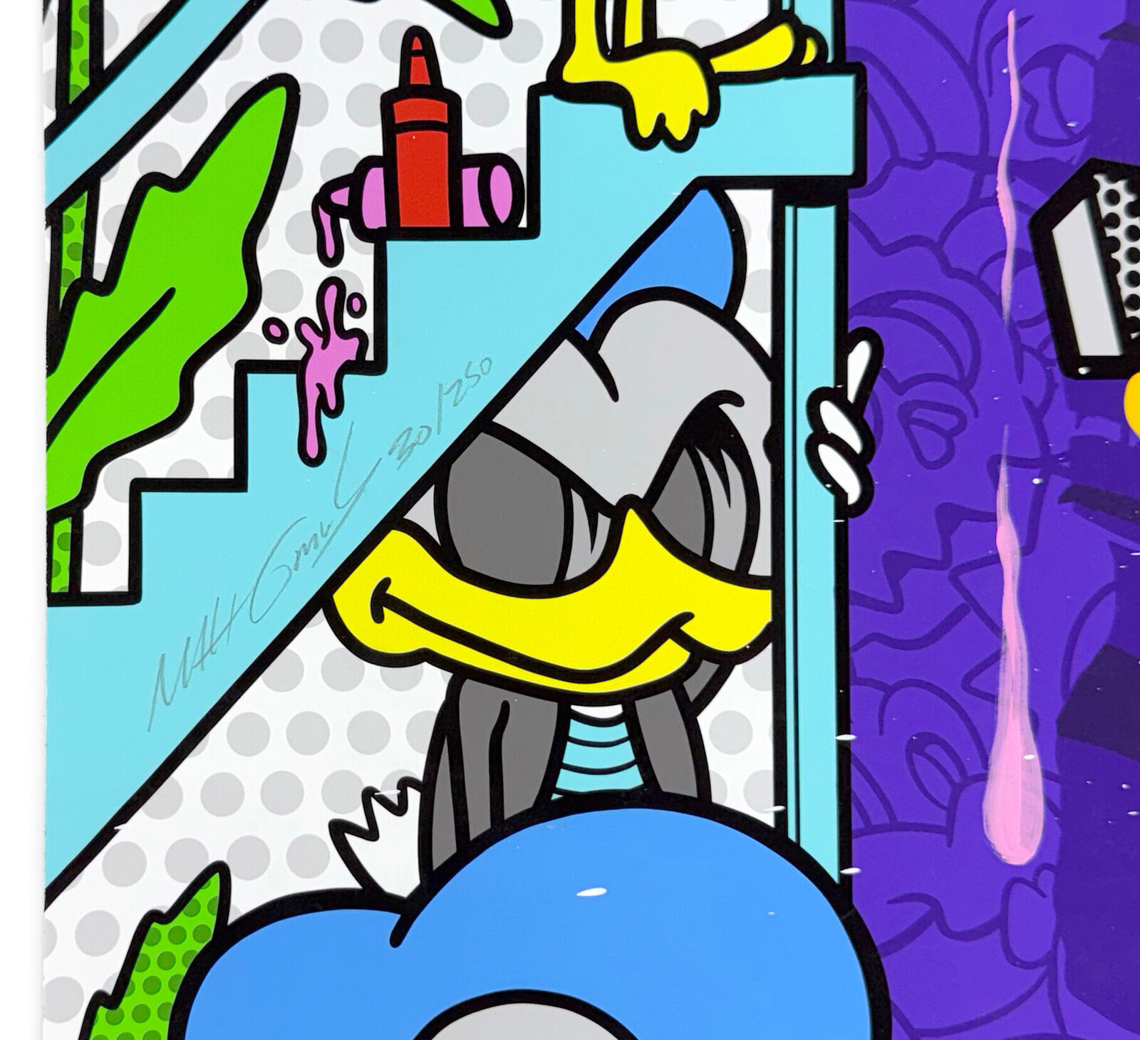 Artwork by Matt Gondek, Shattered Dreams, Made of Hand embellished giclee 