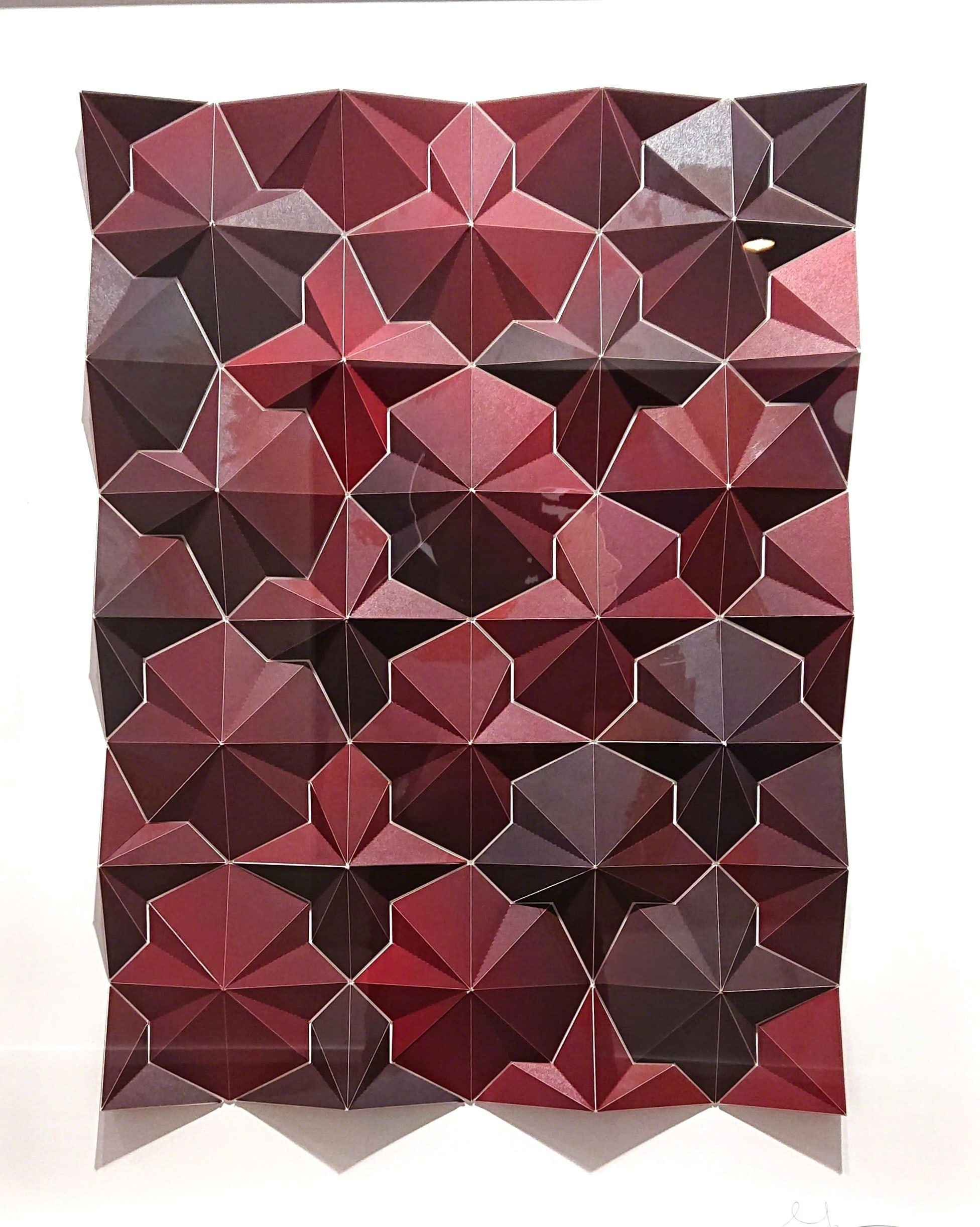 Ara 318 Blood Test Red on White) by Matt Shlian, 2018