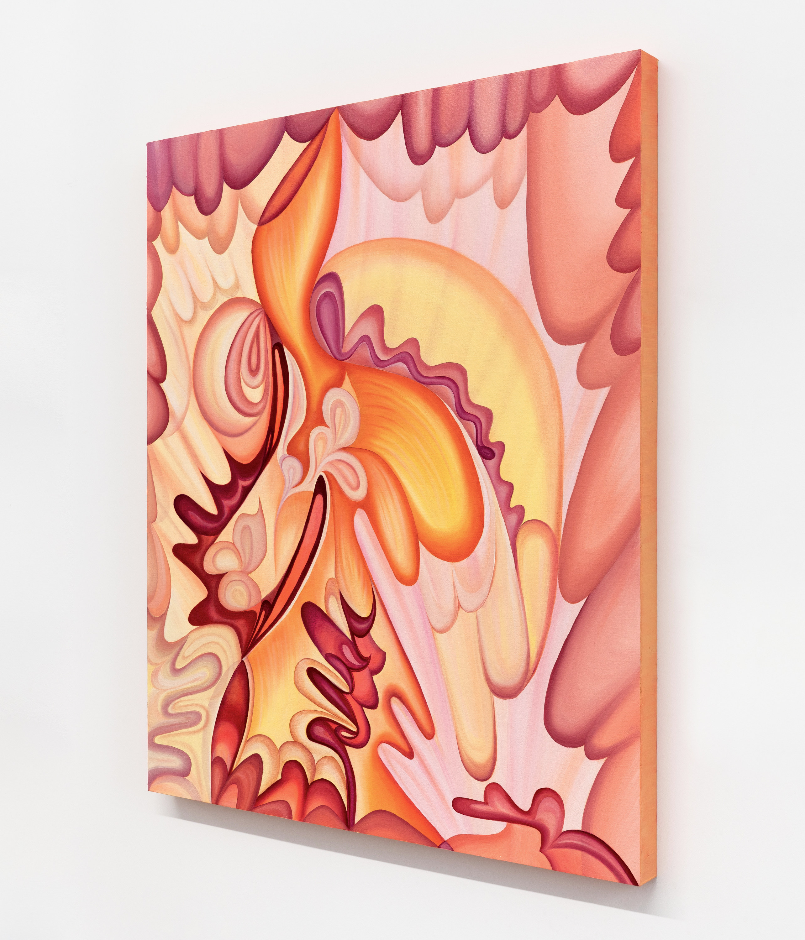 Artwork by Maude Deslauriers, Crépuscule, Made of Oil and flashe on canvas laid on panel 