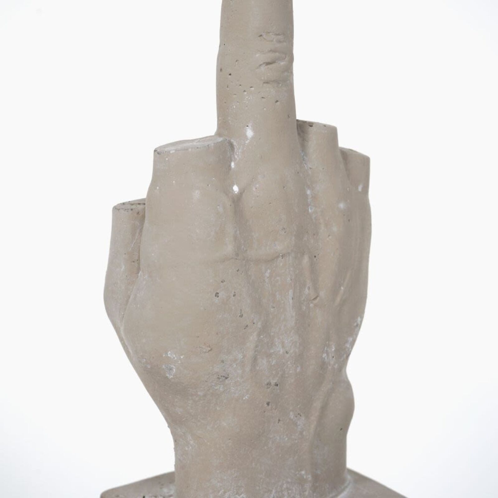 Artwork by Maurizio Cattelan, L.O.V.E, Made of Concrete 