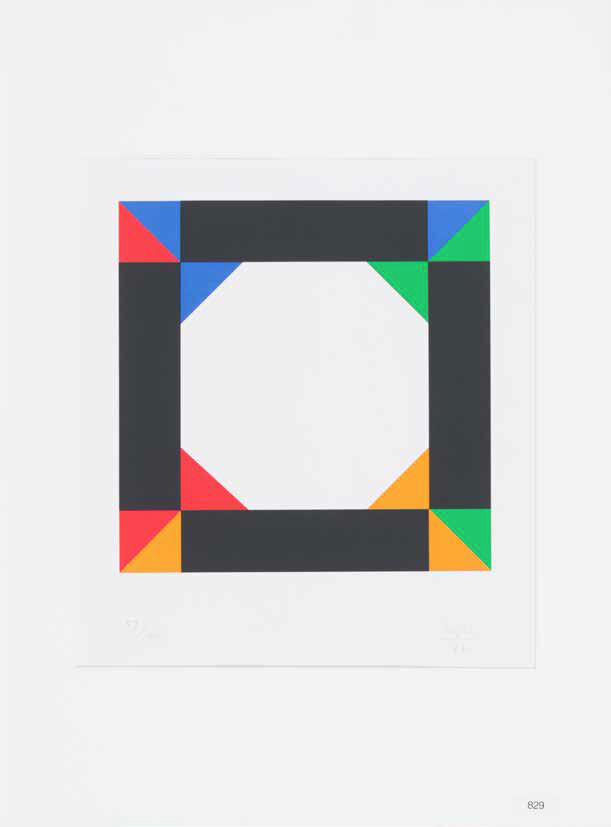 Artwork by Max Bill, Untitled, Made of Color serigraphy 