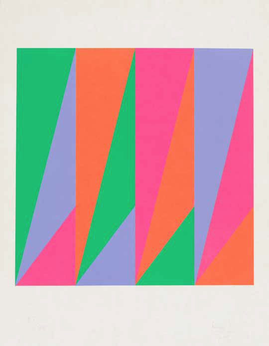 Doppel aus vier Vierergruppen by Max Bill, 1975