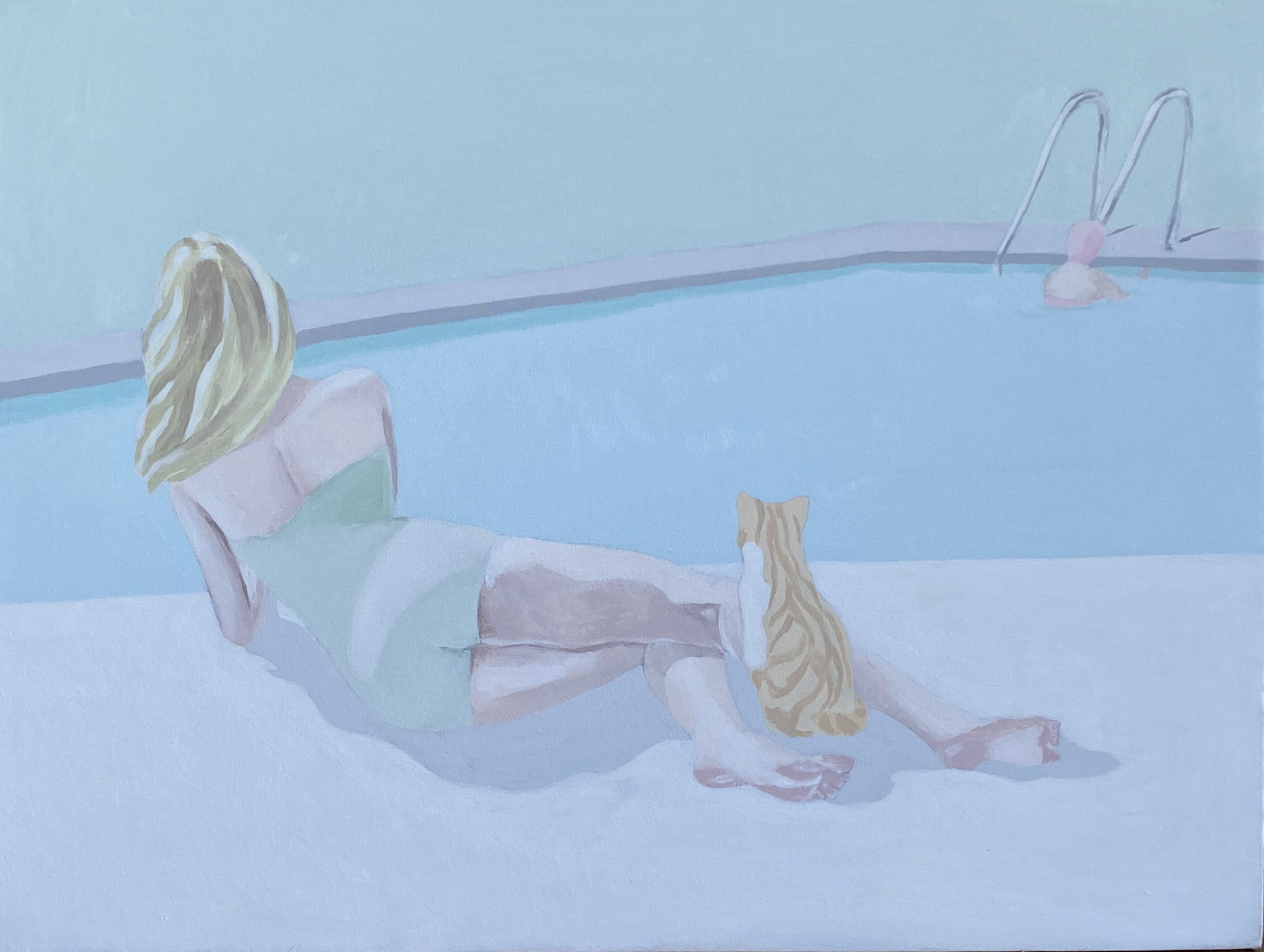 Lady and a Cat