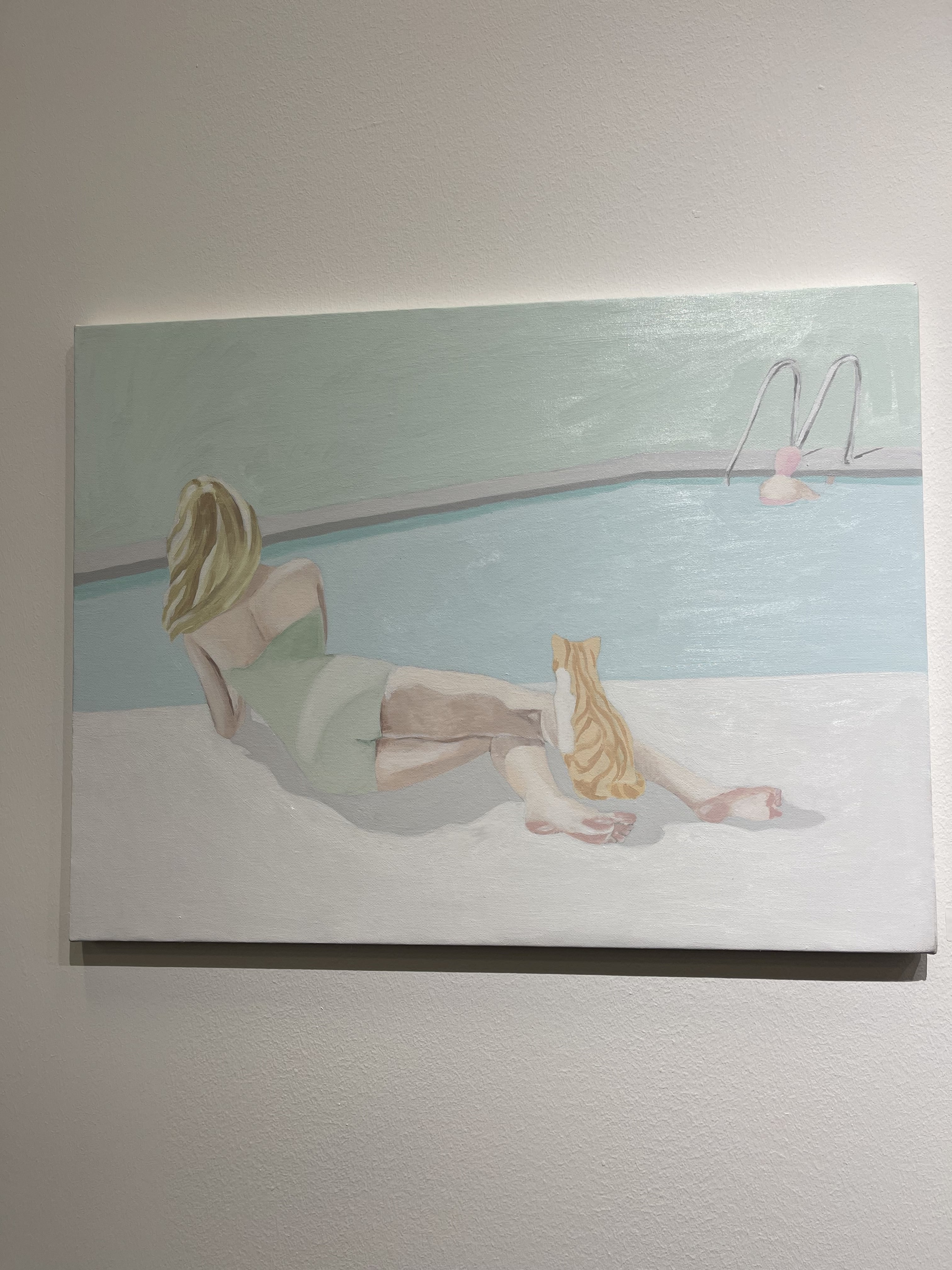 Lady and a Cat
