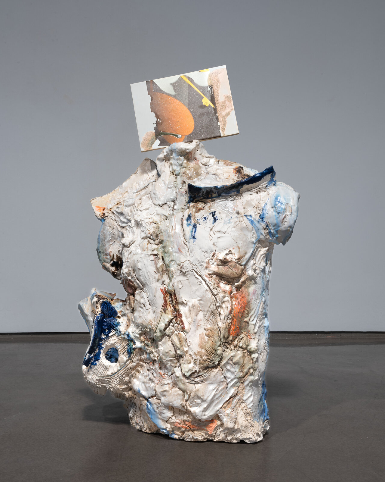Paris (torso with tile head) by Meghan Smythe, 2023