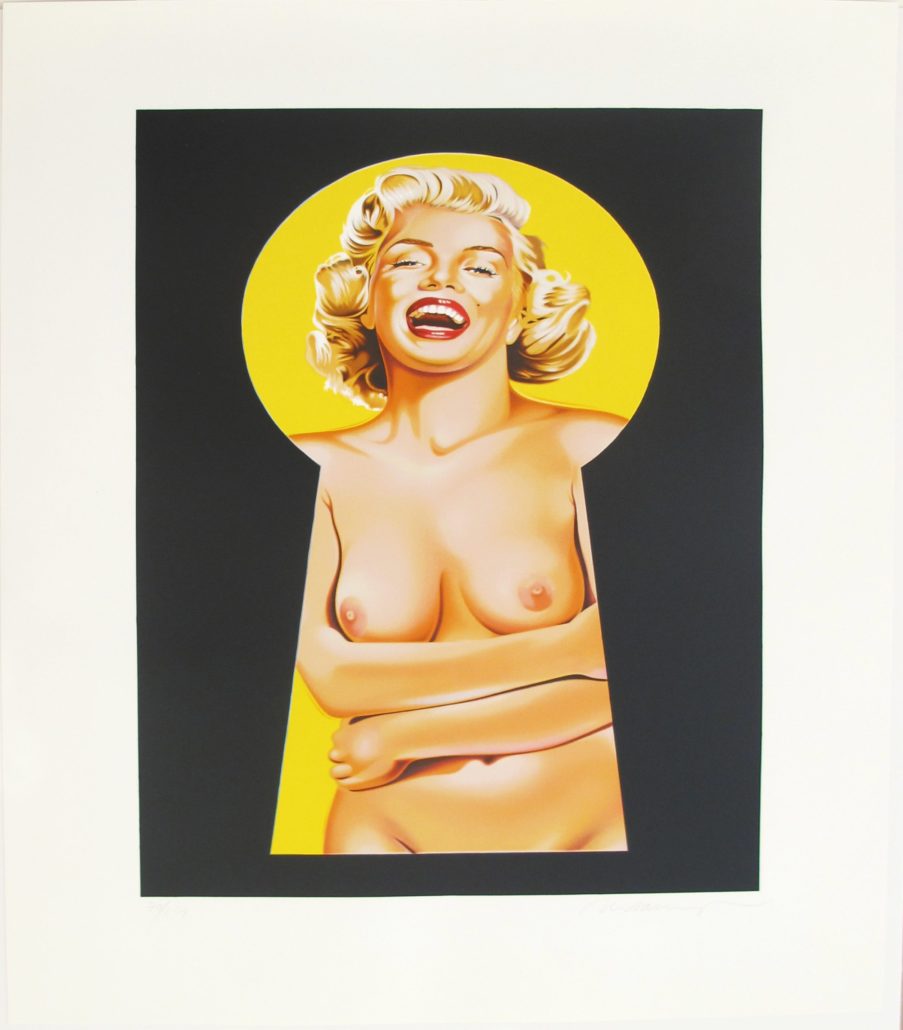 Peek-A-Boo Marilyn 3 by Mel Ramos, 2002