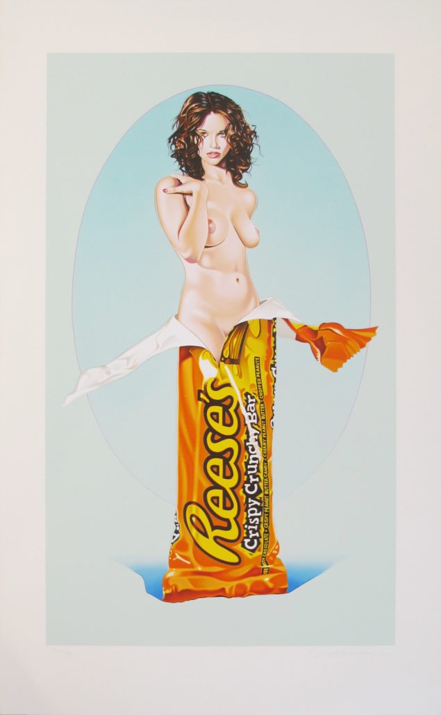 Reese’s Rose by Mel Ramos, 2008