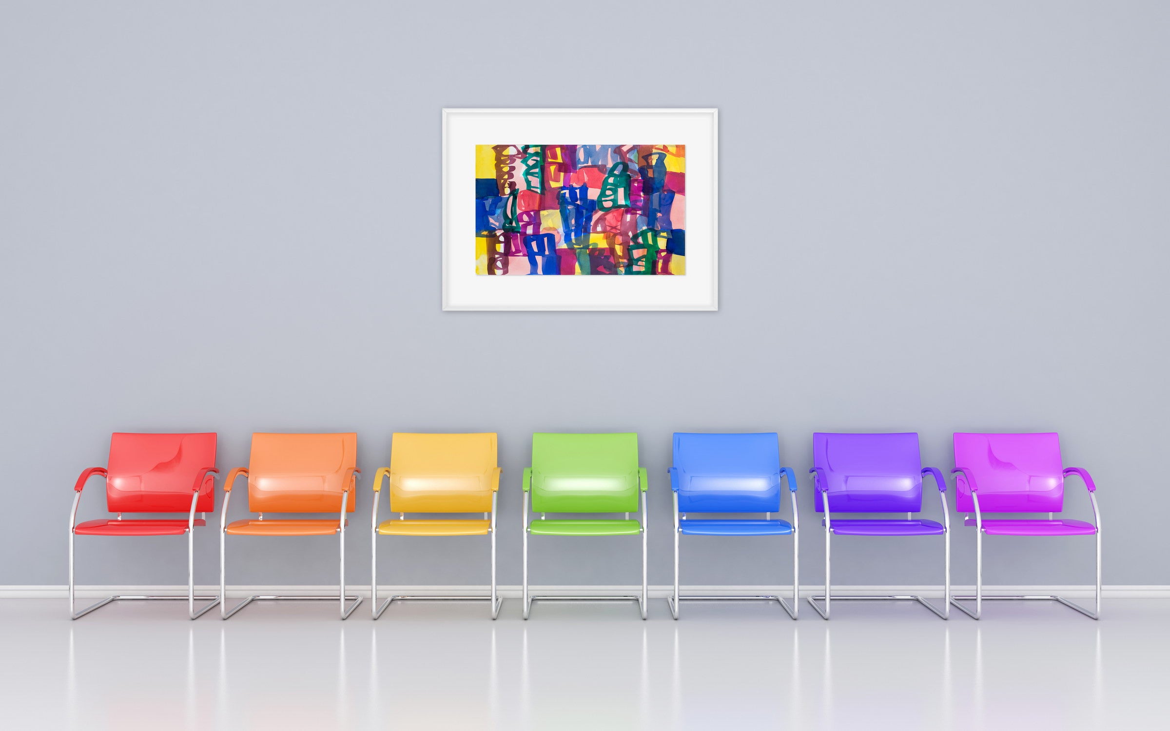 Artwork by Melissa Meyer, Ambassade 44, Made of Watercolour on hot press paper 