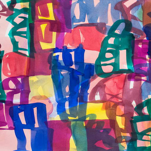 Artwork by Melissa Meyer, Ambassade 44, Made of Watercolour on hot press paper 