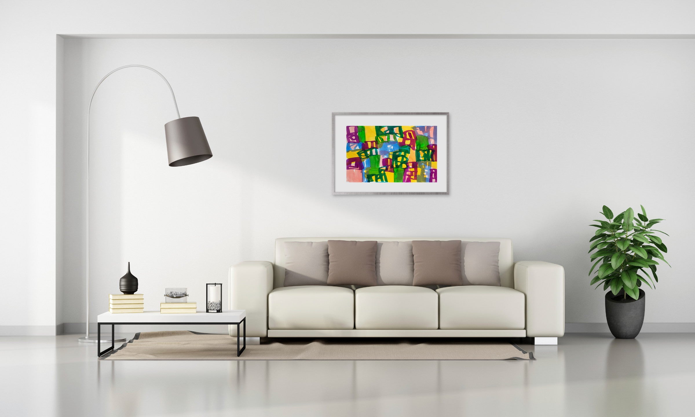 Artwork by Melissa Meyer, Ambassade 47, Made of Watercolour on hot press paper 