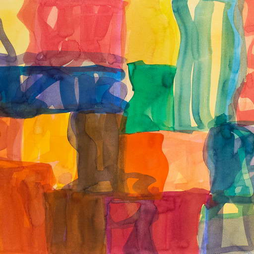 Artwork by Melissa Meyer, Yaddo B, Made of Watercolour on 100% rag hot press paper 