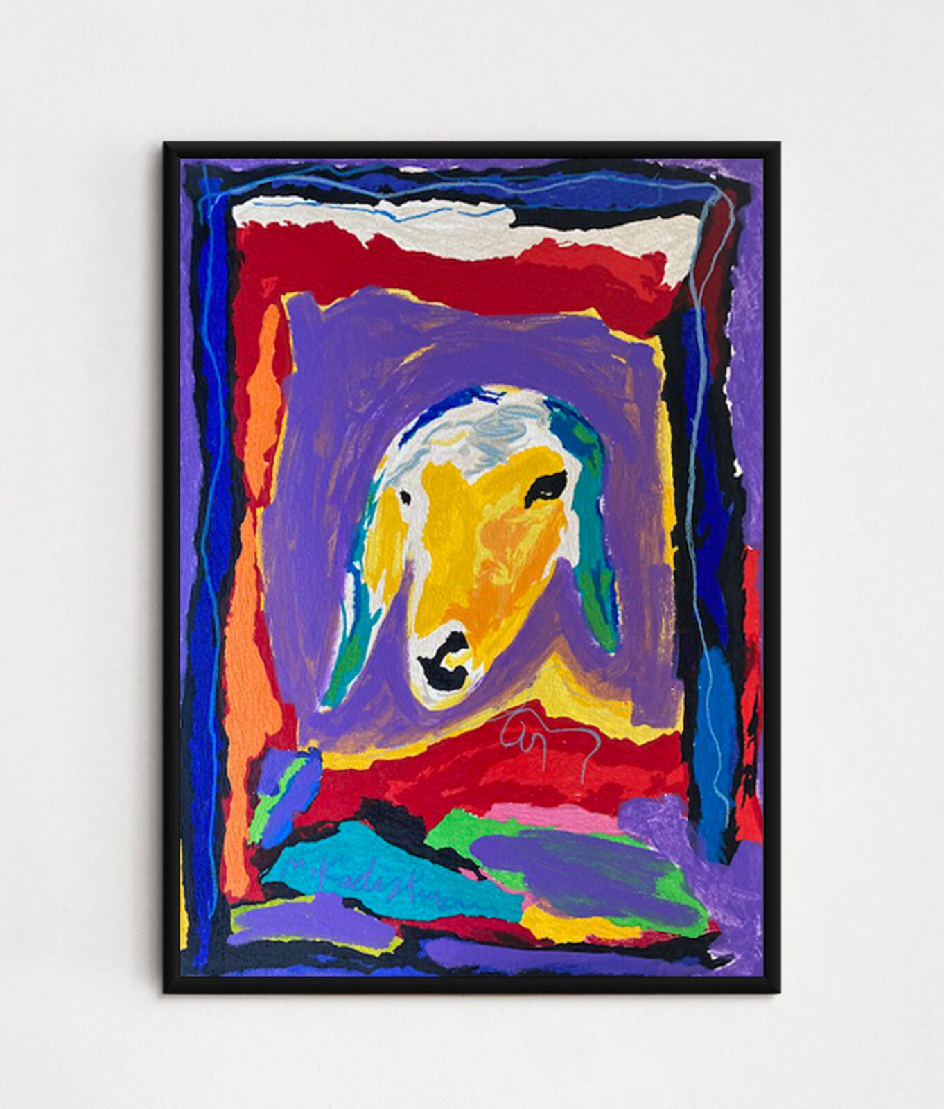 Artwork by Menashe Kadishman