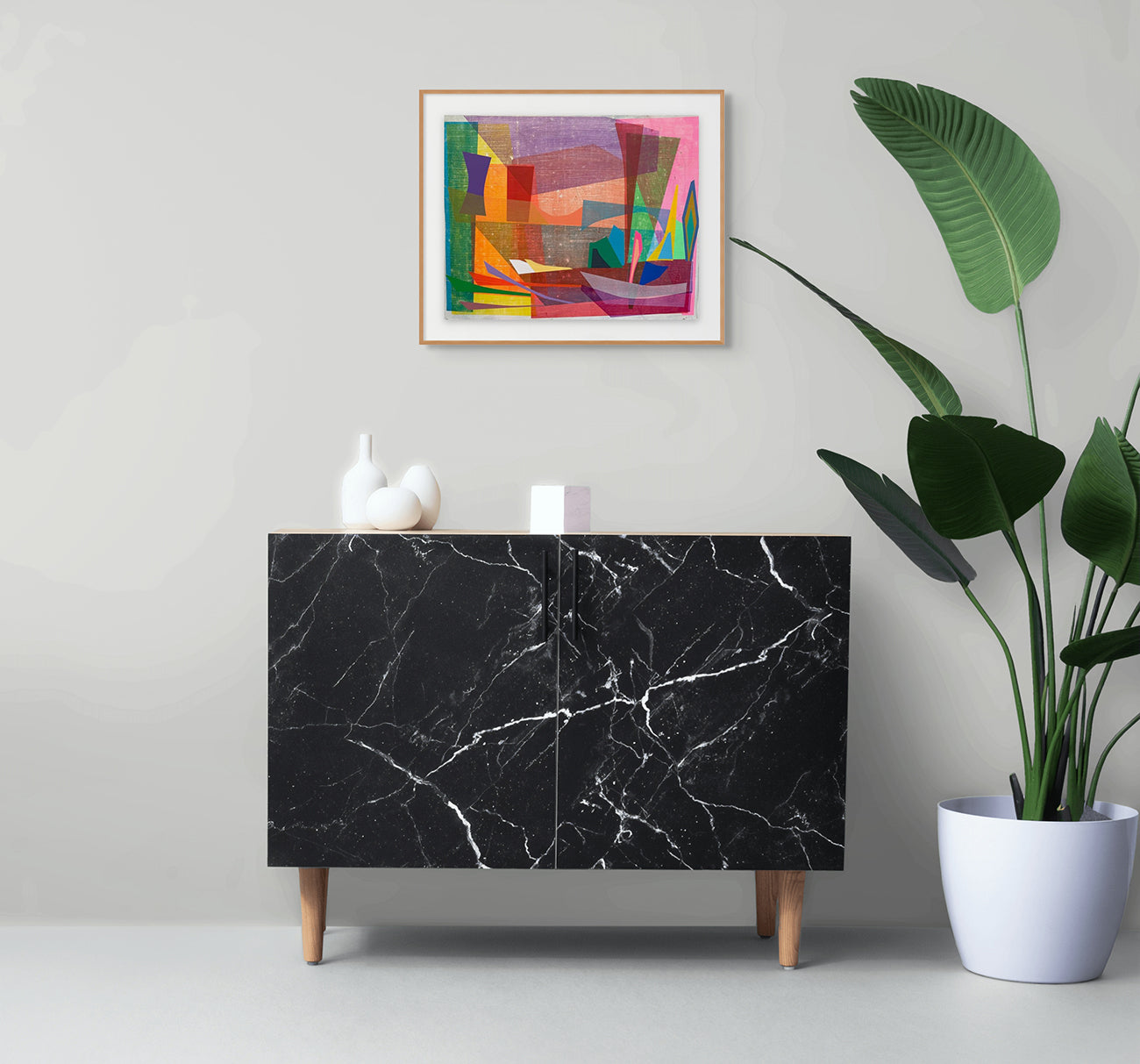 Artwork by Michael Barringer, Chroma Riff (Mariner I), Made of Colour pencil, acrylic paint, modelling paste, and oil paint on paper 