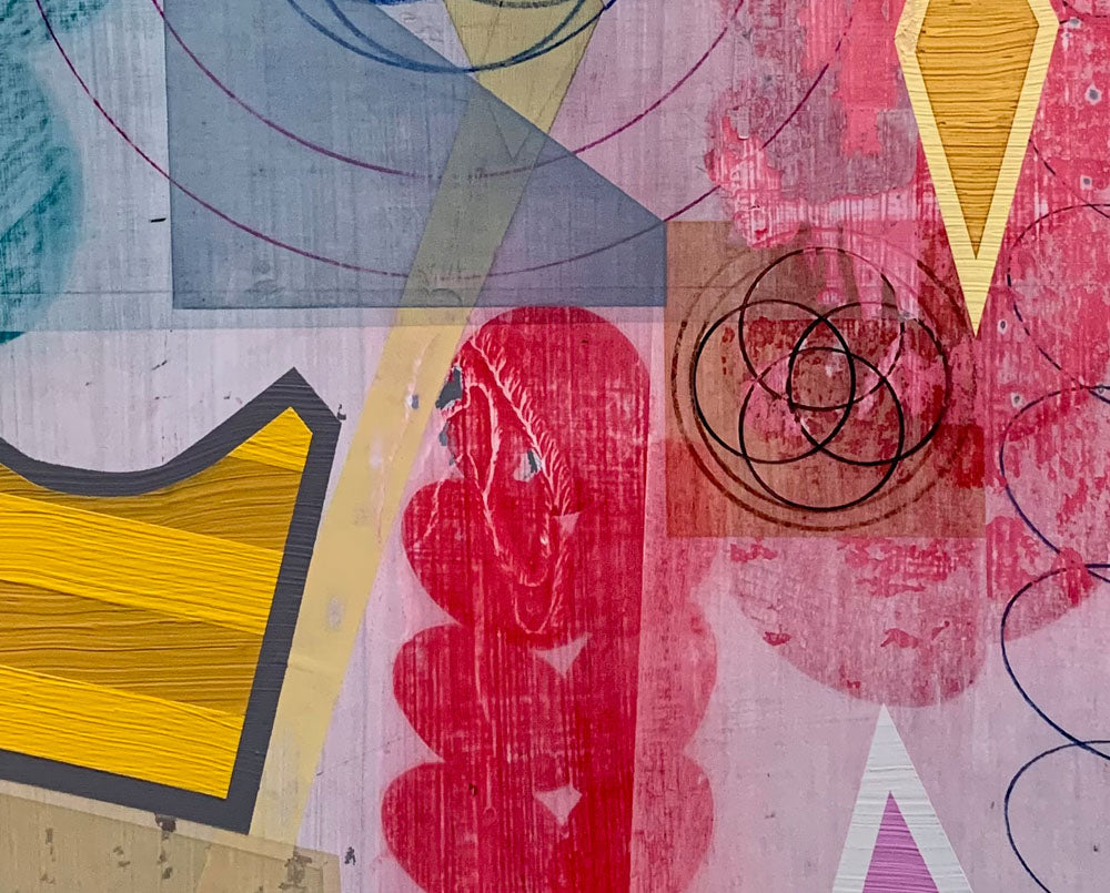 Artwork by Michael Barringer, Iterations (Jewels), Made of Mixed media on paper 