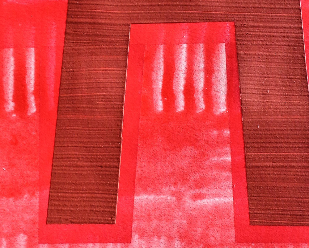 Artwork by Michael Barringer, Liminal Icon (Monument I), Made of Mixed media on paper 