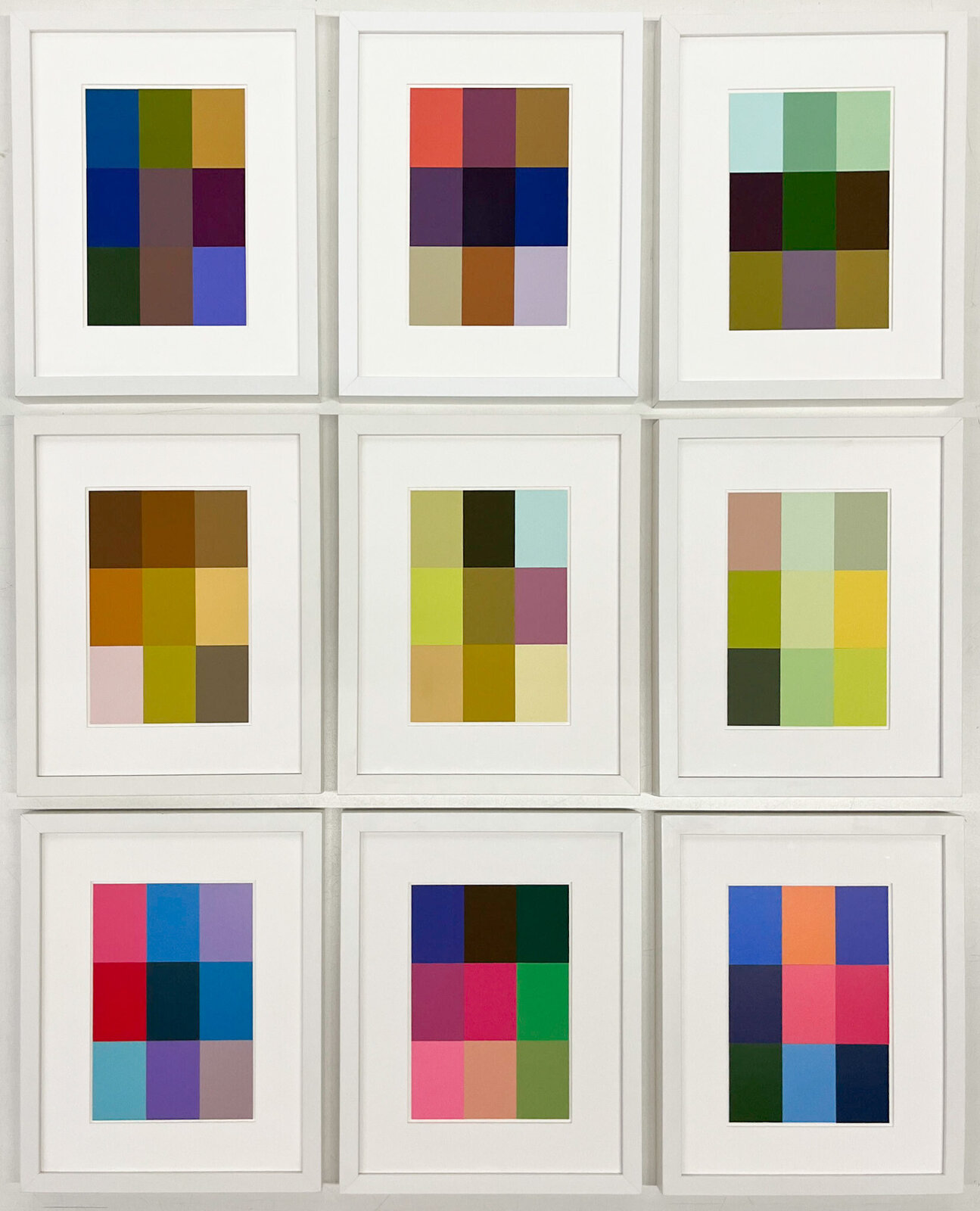 Artwork by Michael Batty, Tone Poem #1, Made of Acrylic on paper 