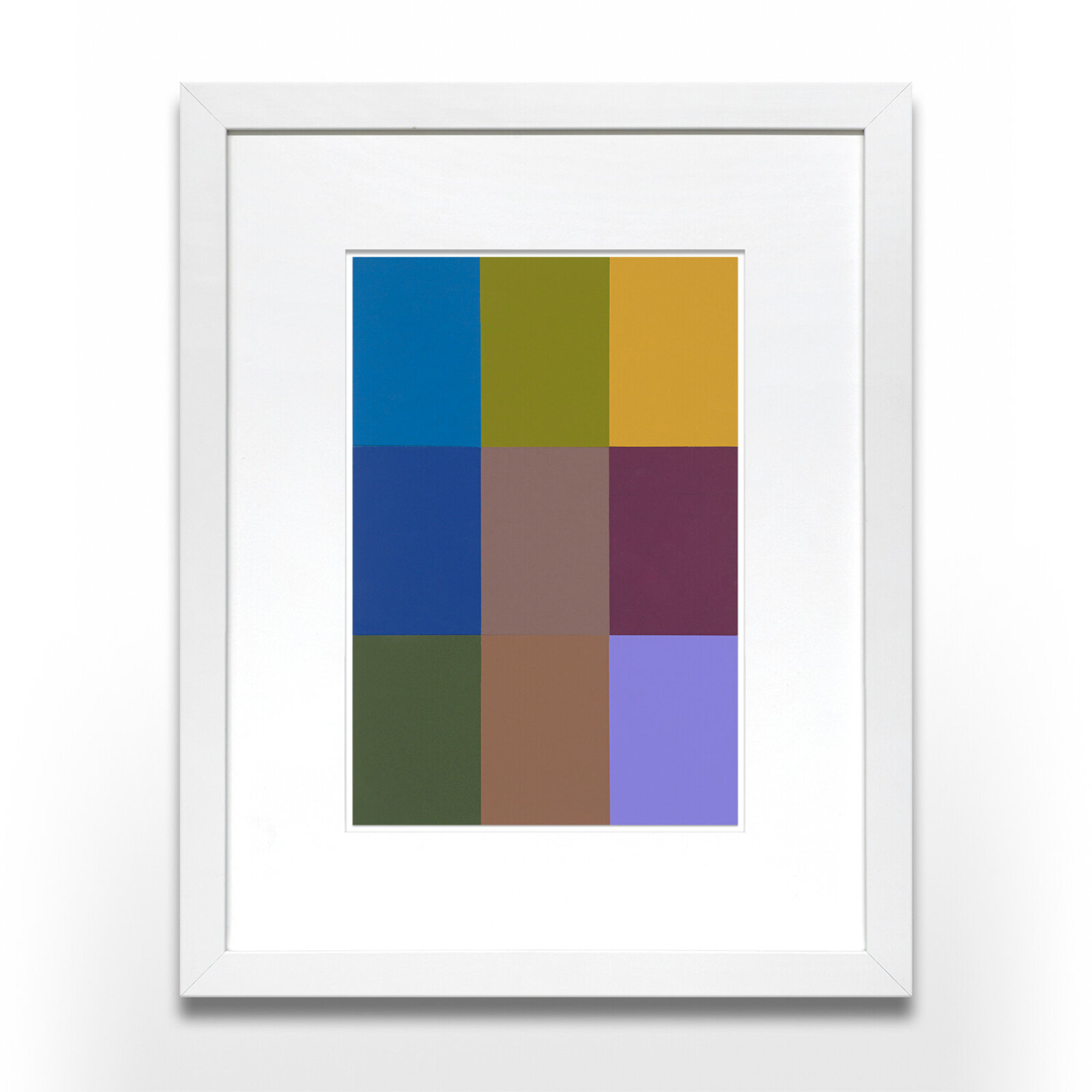 Artwork by Michael Batty, Tone Poem Drawings 2018, Made of Guache on paper 