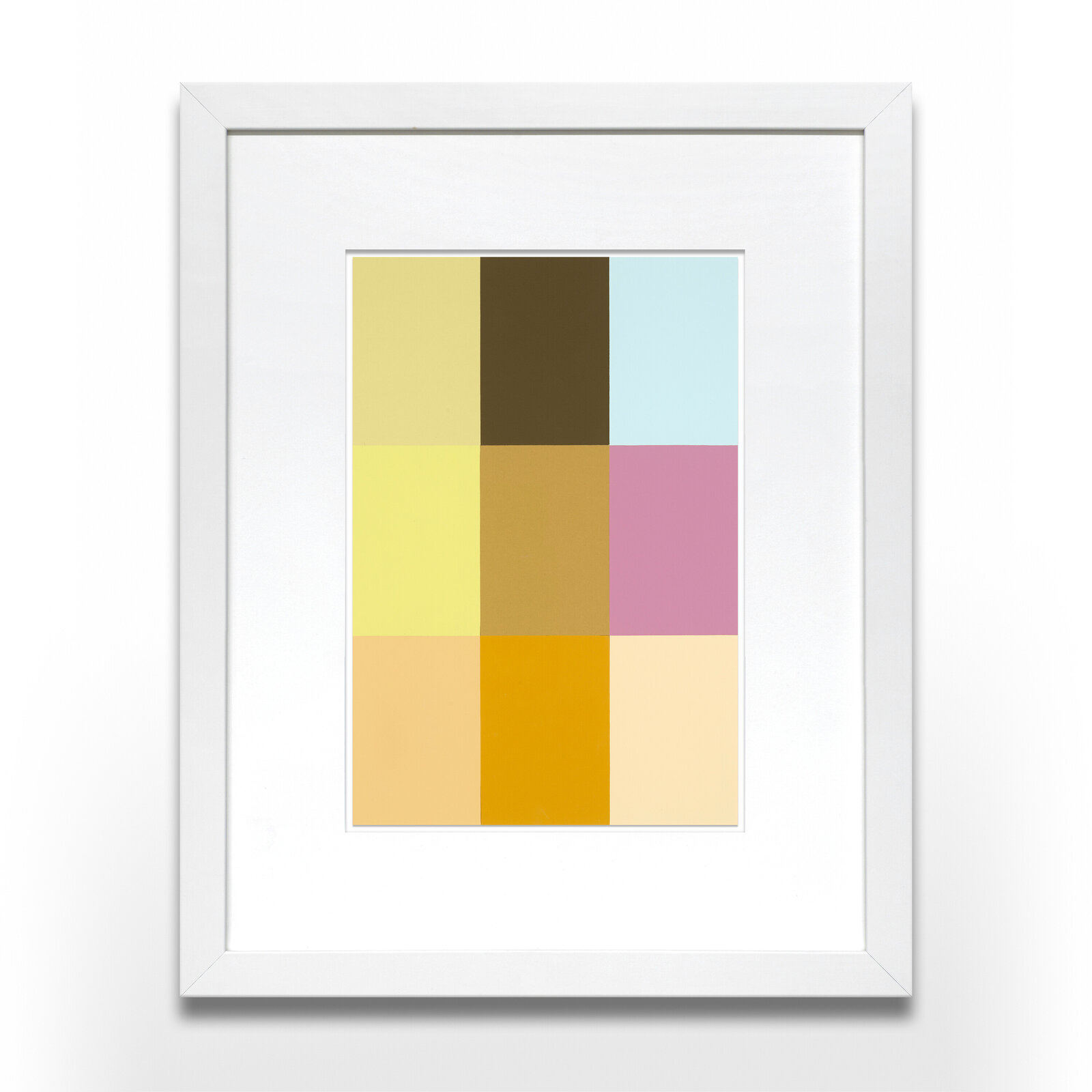 Artwork by Michael Batty, Tone Poem Drawings 2018, Made of Guache on paper 