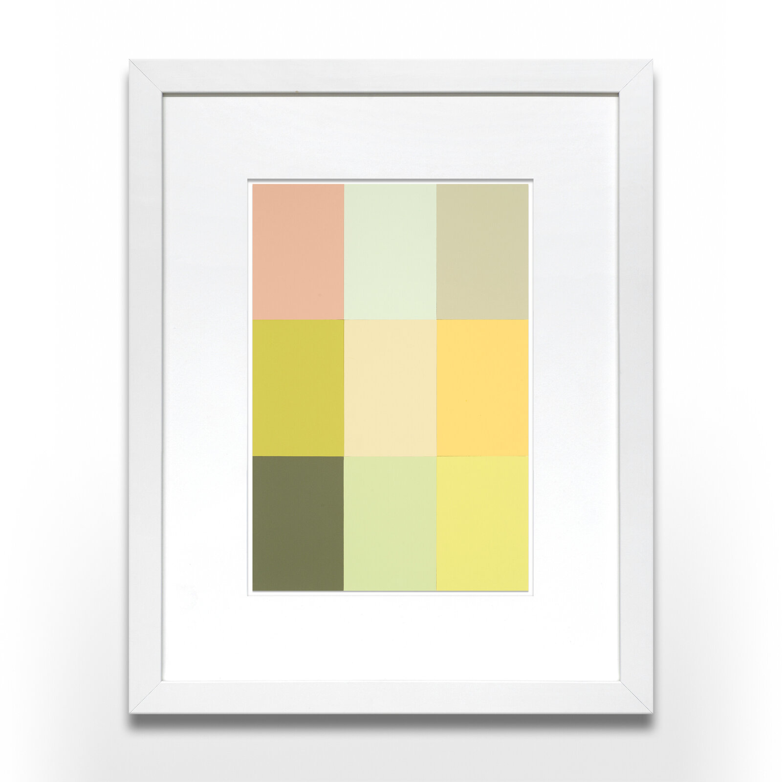 Artwork by Michael Batty, Tone Poem Drawings 2018, Made of Guache on paper 