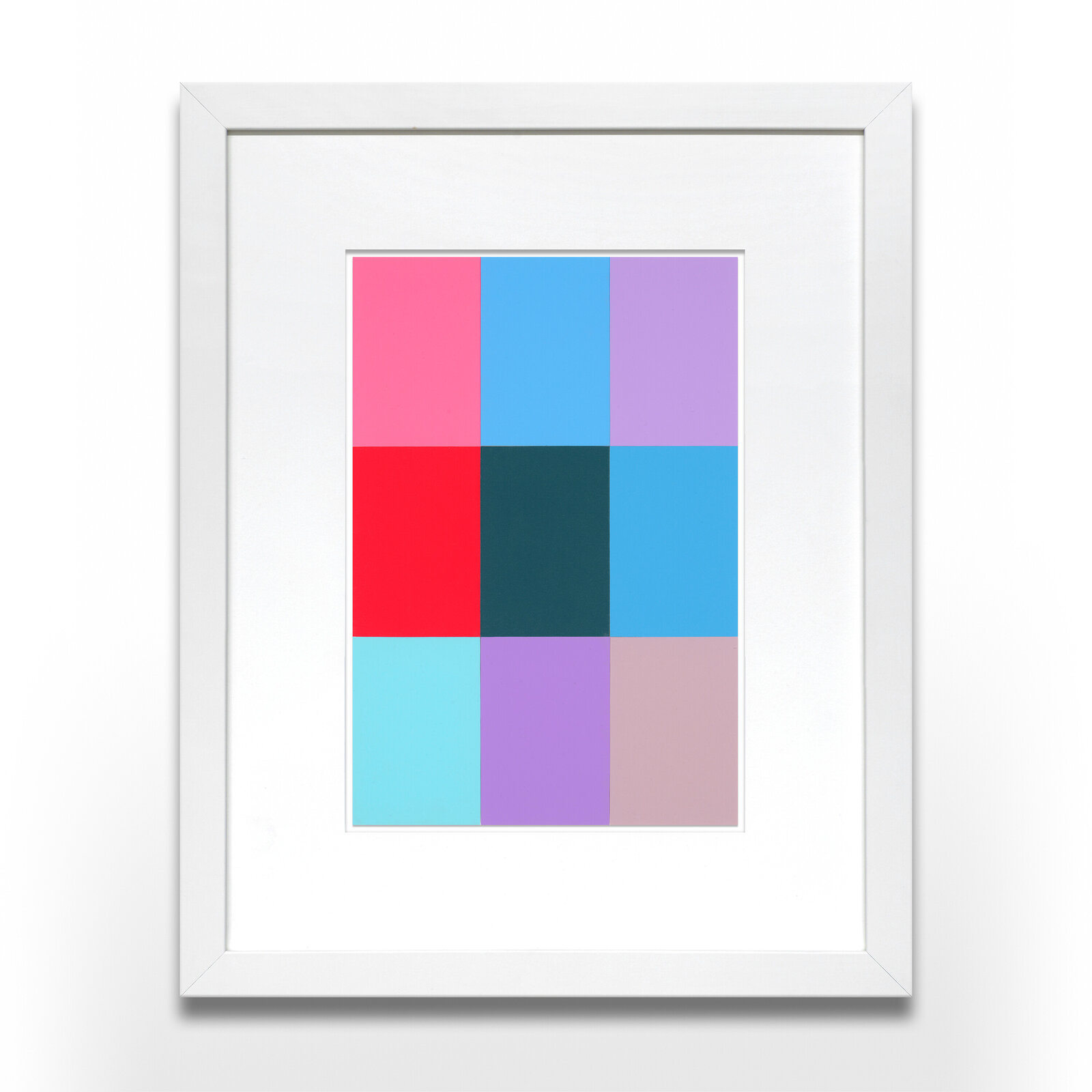 Artwork by Michael Batty, Tone Poem Drawings 2018, Made of Guache on paper 
