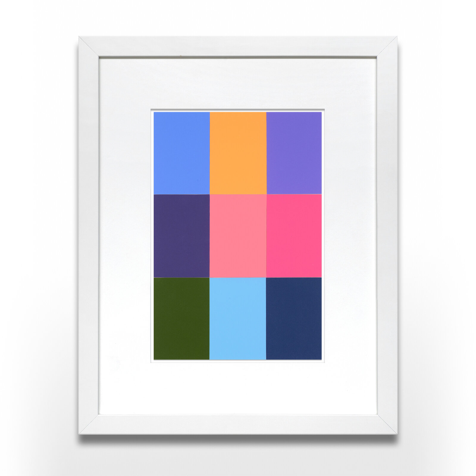 Artwork by Michael Batty, Tone Poem Drawings 2018, Made of Guache on paper 