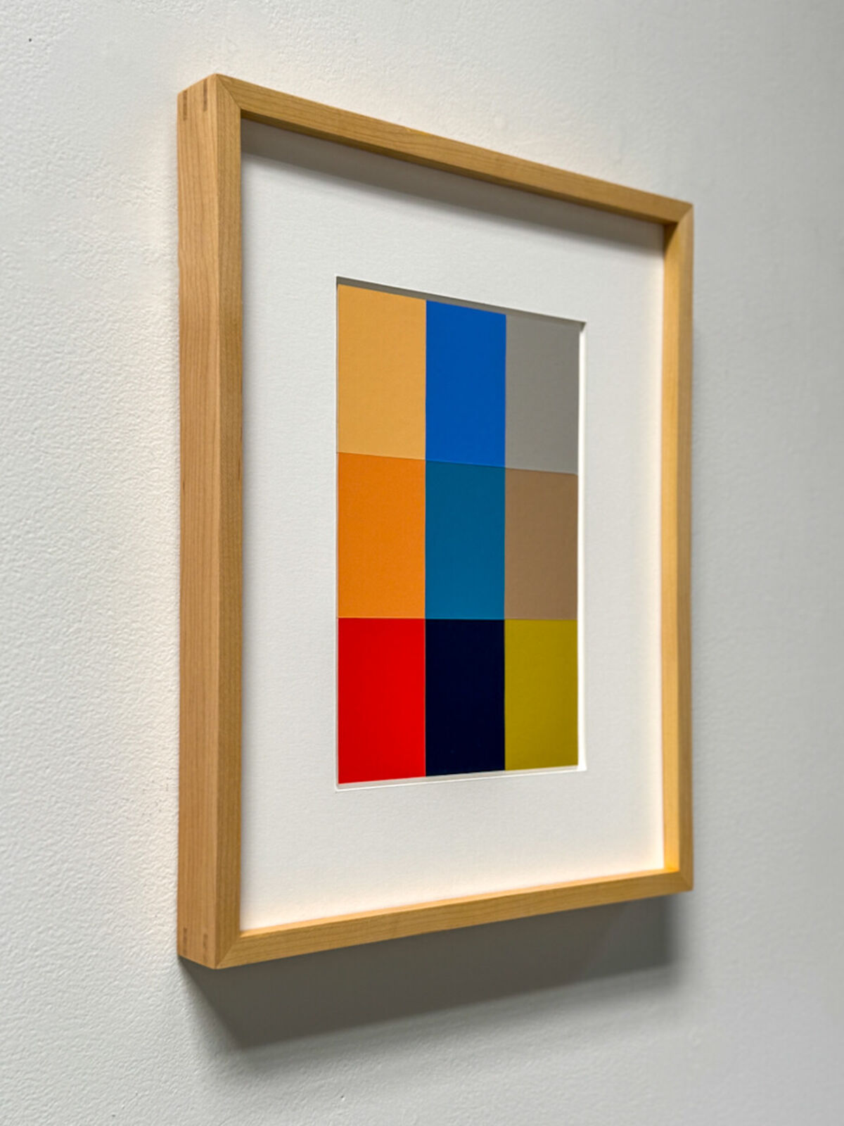 Artwork by Michael Batty, Tone Poem 38, Made of Guache on Paper 
