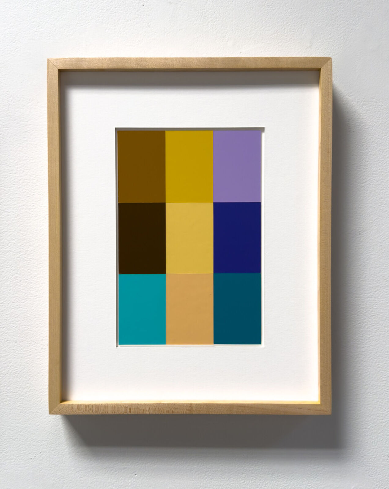 Artwork by Michael Batty, Tone Poem 39, Made of Guache on Paper 