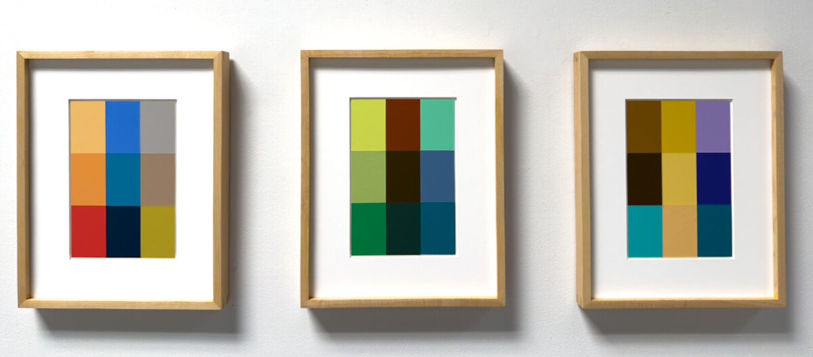 Artwork by Michael Batty, Tone Poem 40, Made of Guache on Paper 