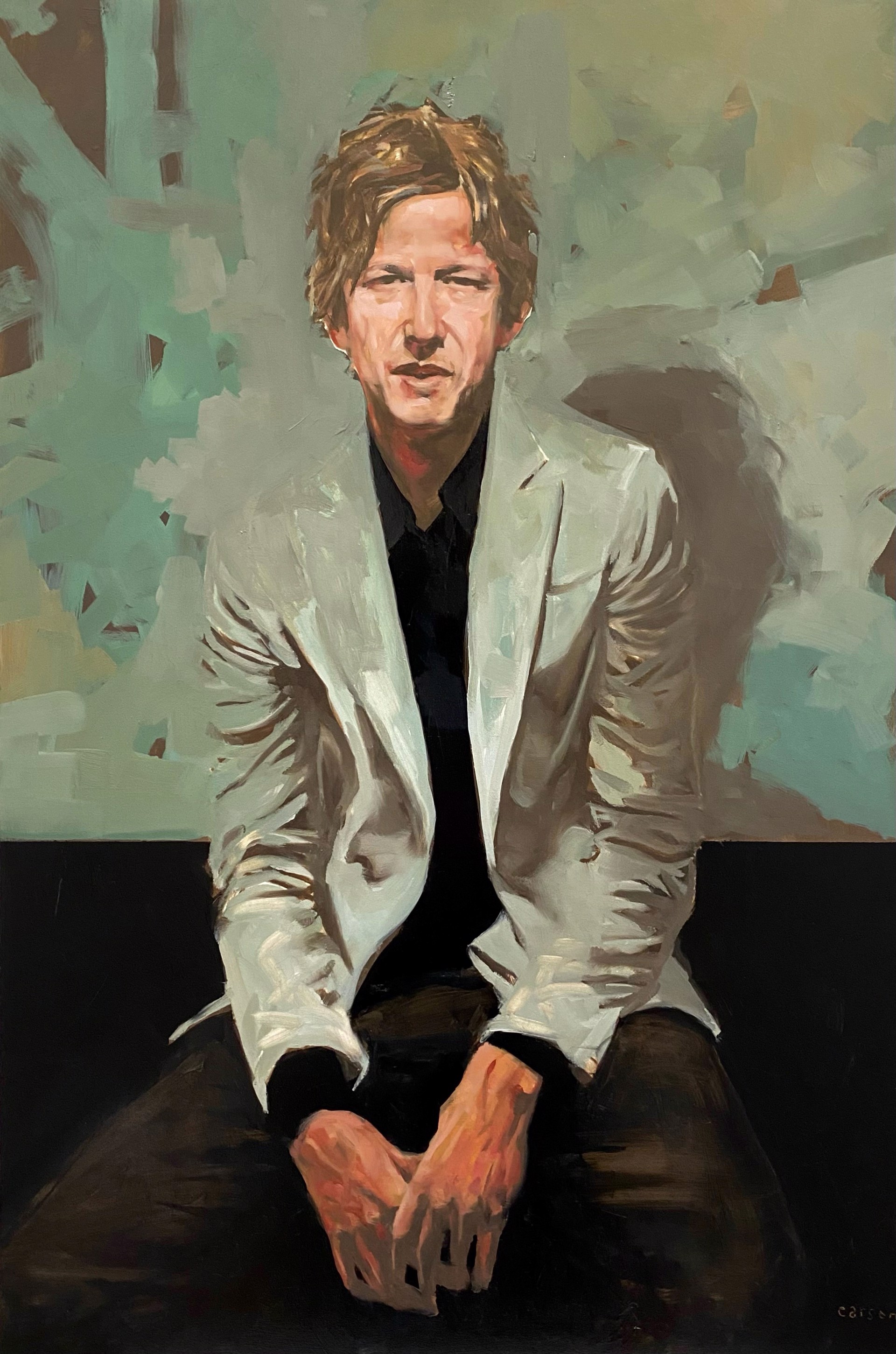 Portrait of Britt Daniel by Michael Carson, 2022