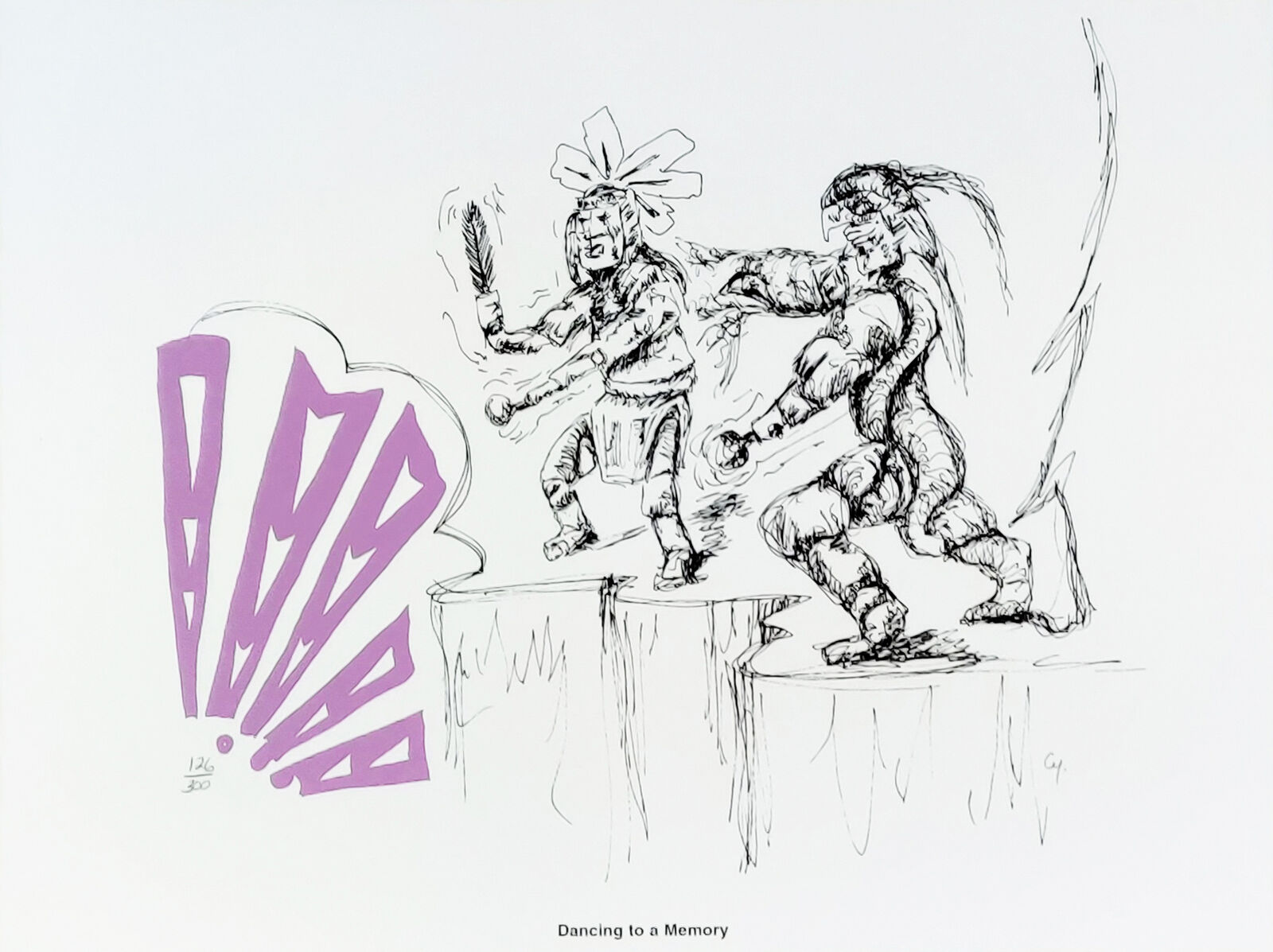 DANCING TO A MEMORY by Michael Cywink, circa 2000
