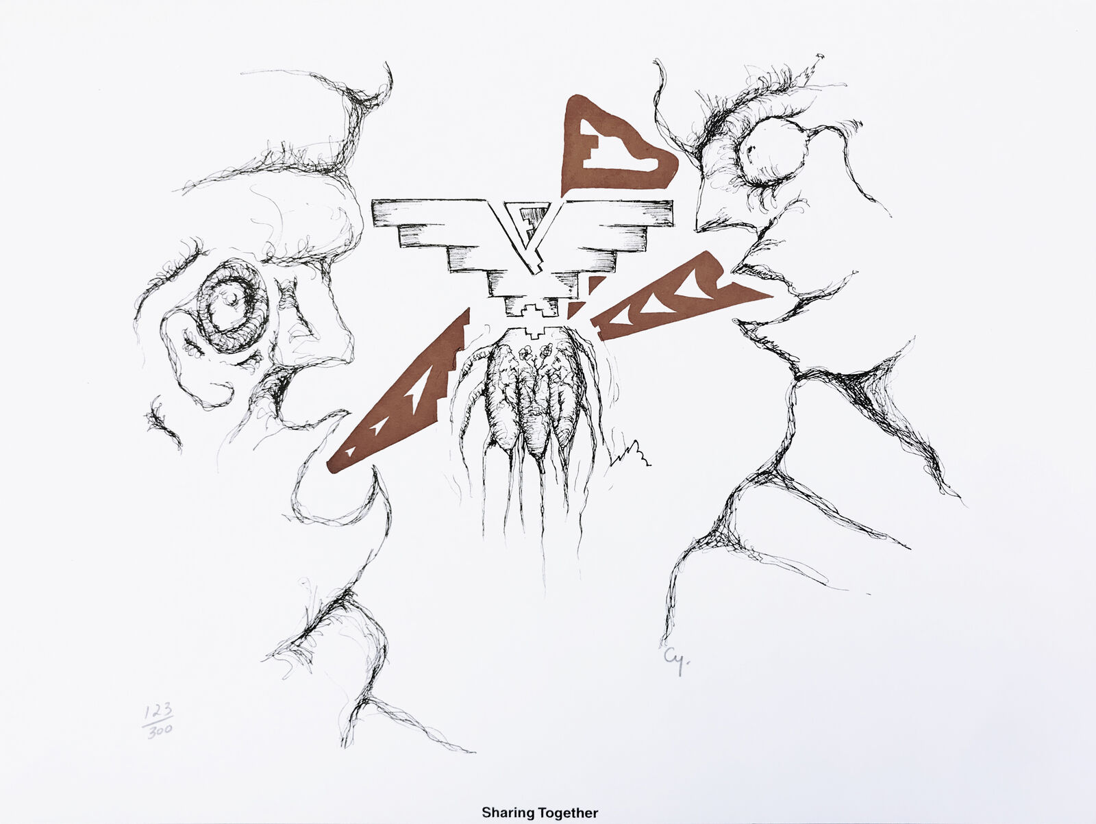 SHARING TOGETHER by Michael Cywink, 2000