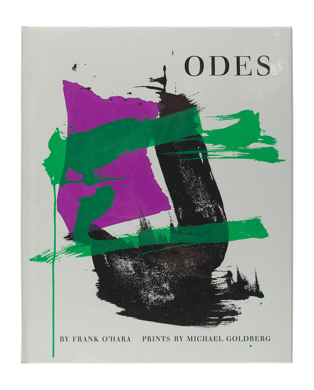 Artwork by Michael Goldberg, Odes (from the New York School), Made of Silkscreeen 