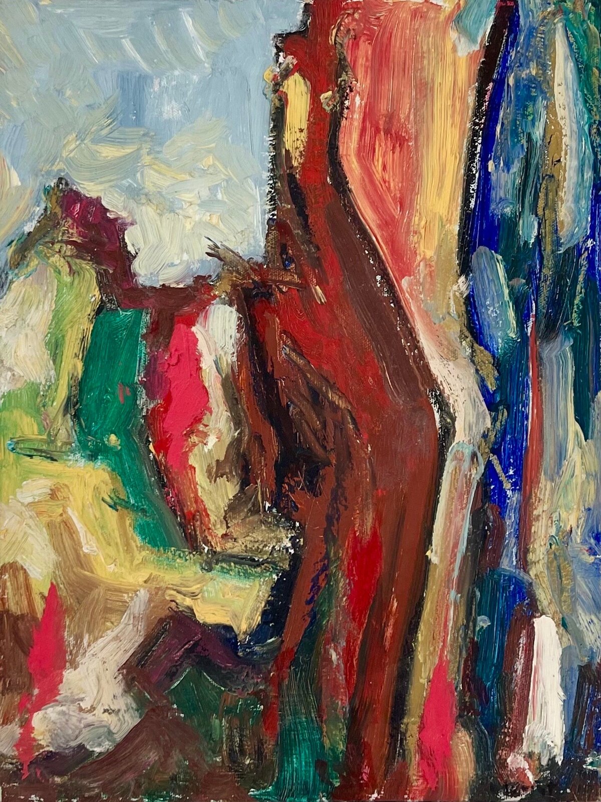 Artwork by Michael Wright, Diablo Canyon Buckman Rd I, Made of Oil on canvas 