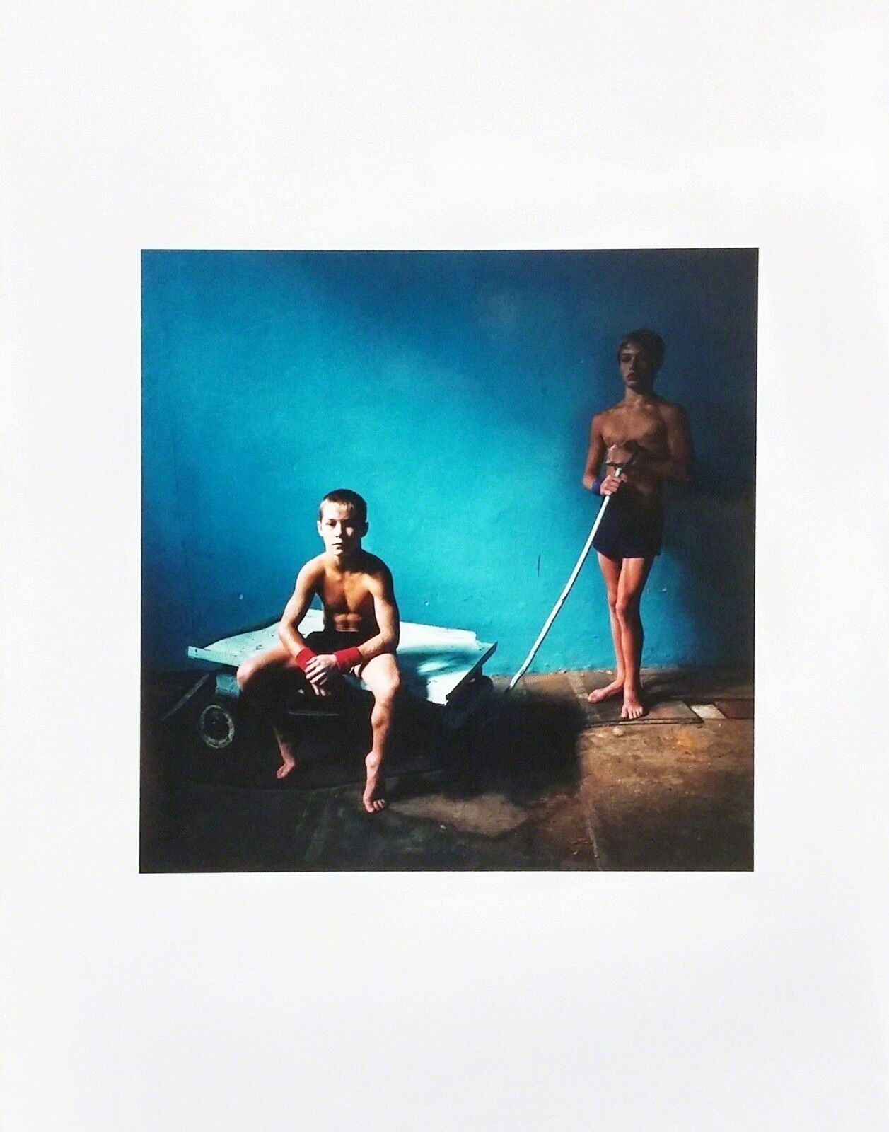 Artwork by Michal Chelbin, TWO ATHLETES, Made of Photograph/ C-print 