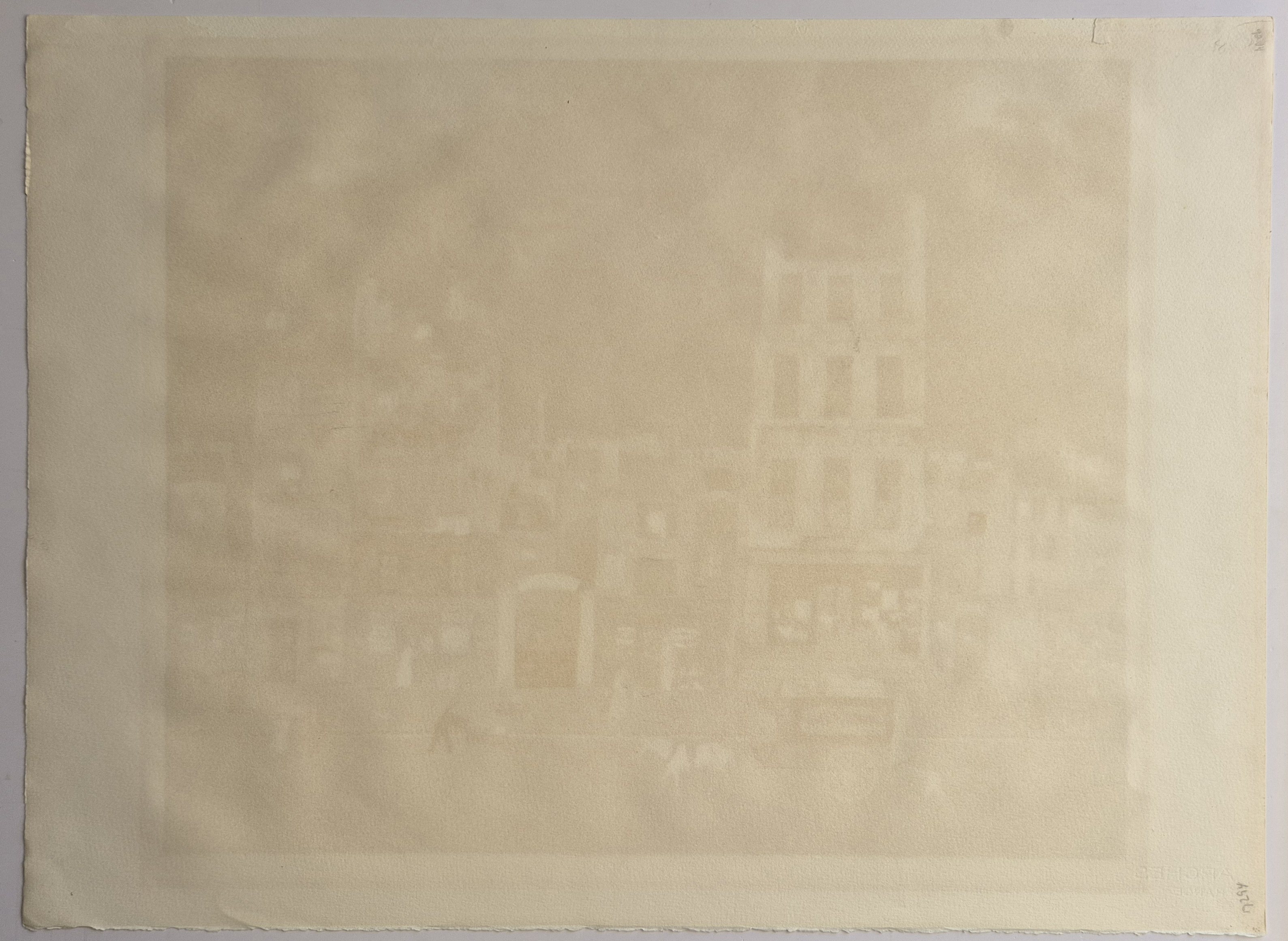 A painting of a city street scene with a horse drawn carriage.