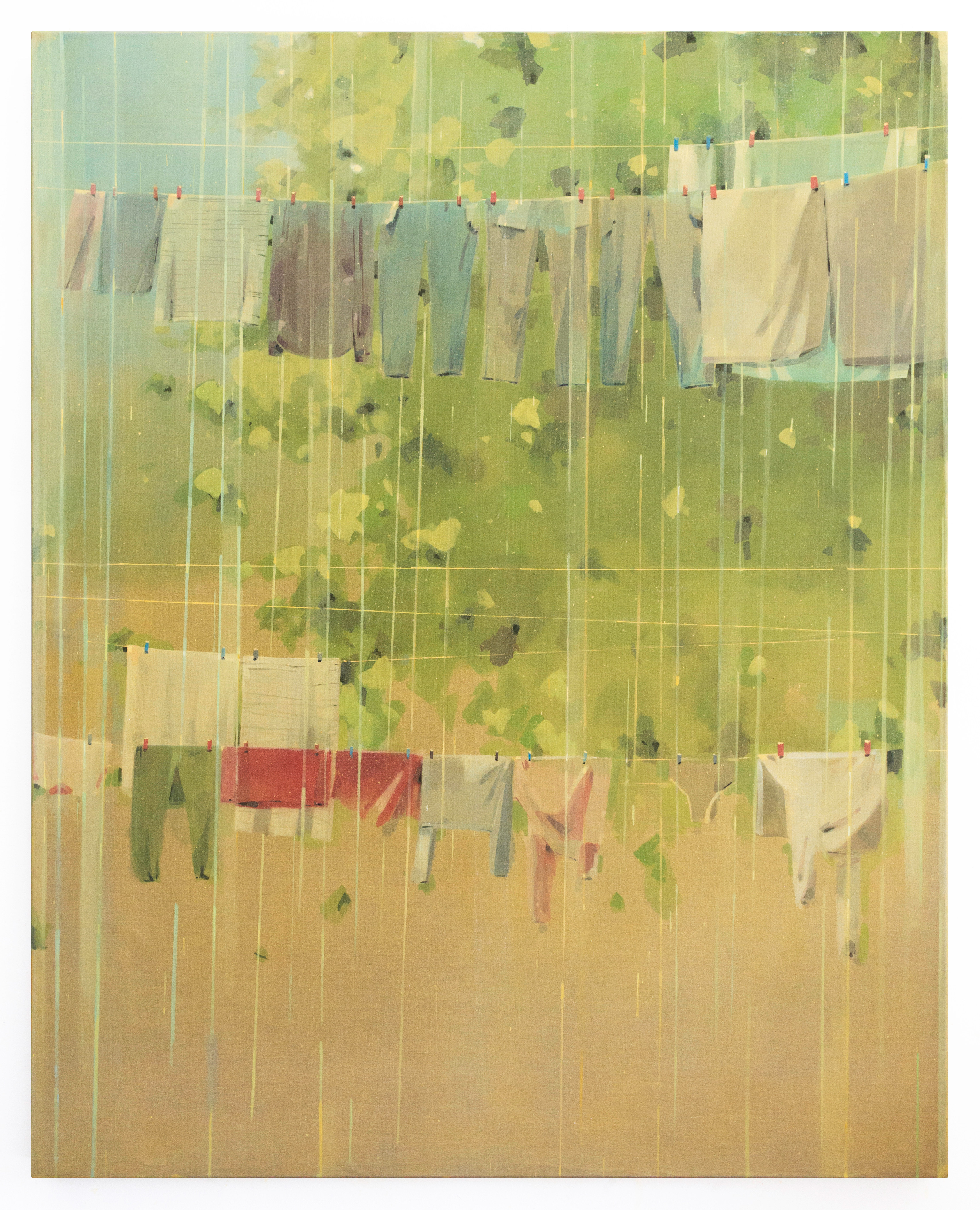 Sun Shower in Parc Ex by Michelle Paterok, 2025