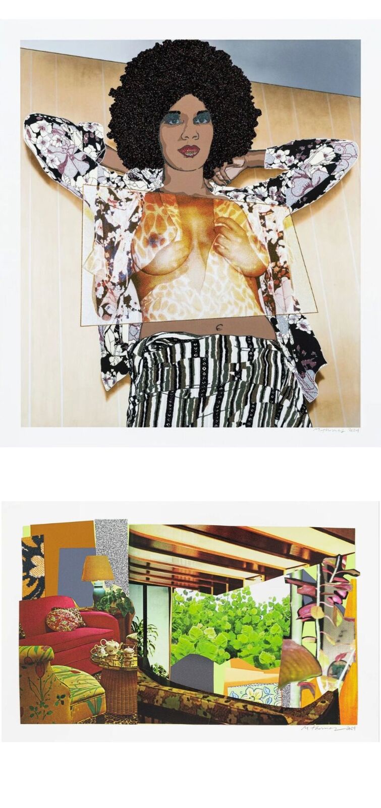 Maya & Interior by Mickalene Thomas, 2024